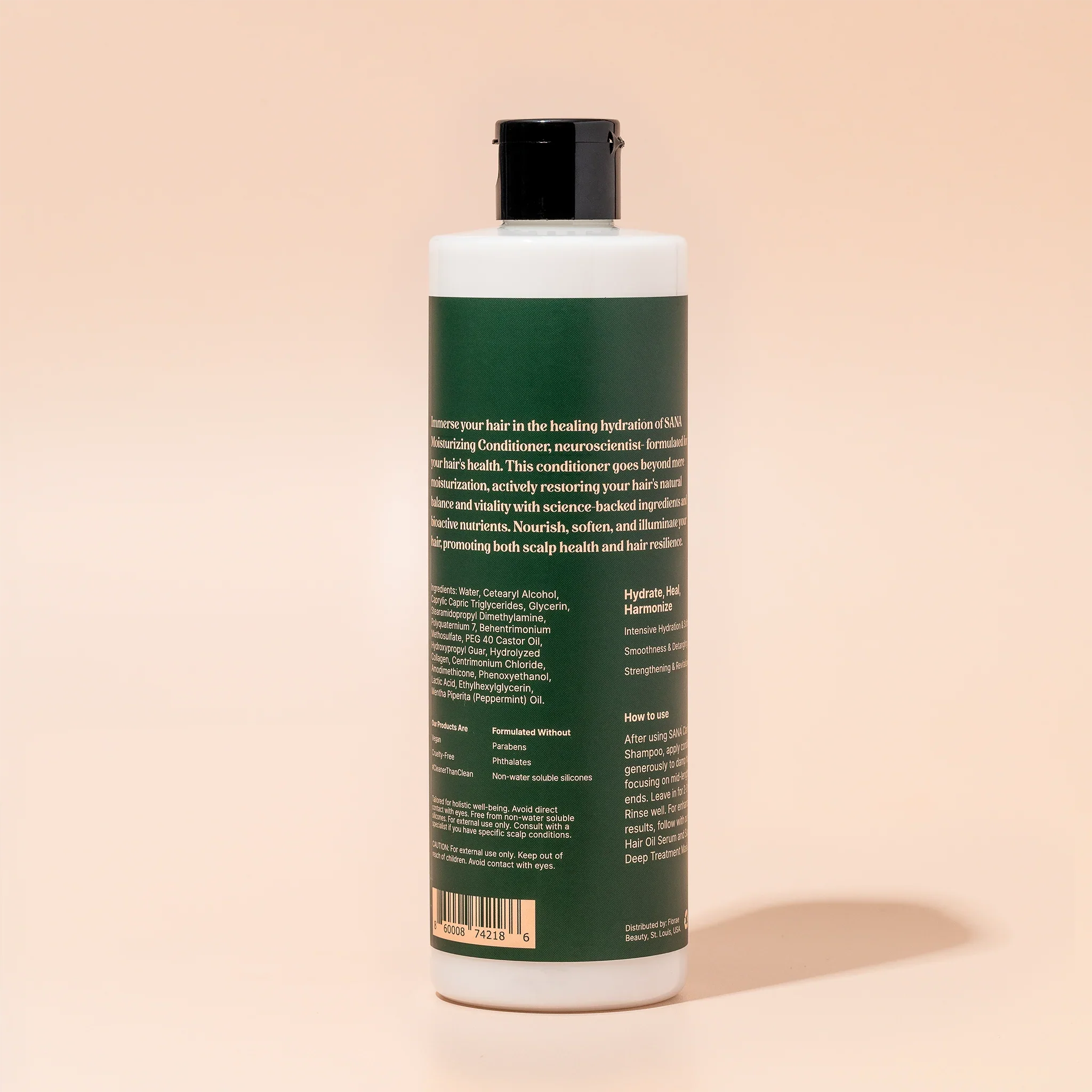 Floraebeauty SANA Moisturizing Conditioner - Infused w/ Hydrolyzed Collagen