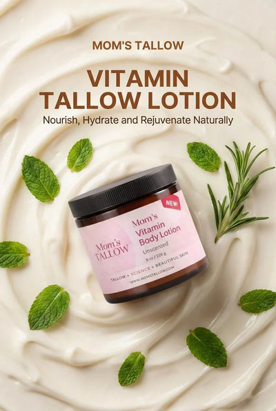 Mom’s Tallow Vitamin-Infused Tallow Body Lotion - Image 2