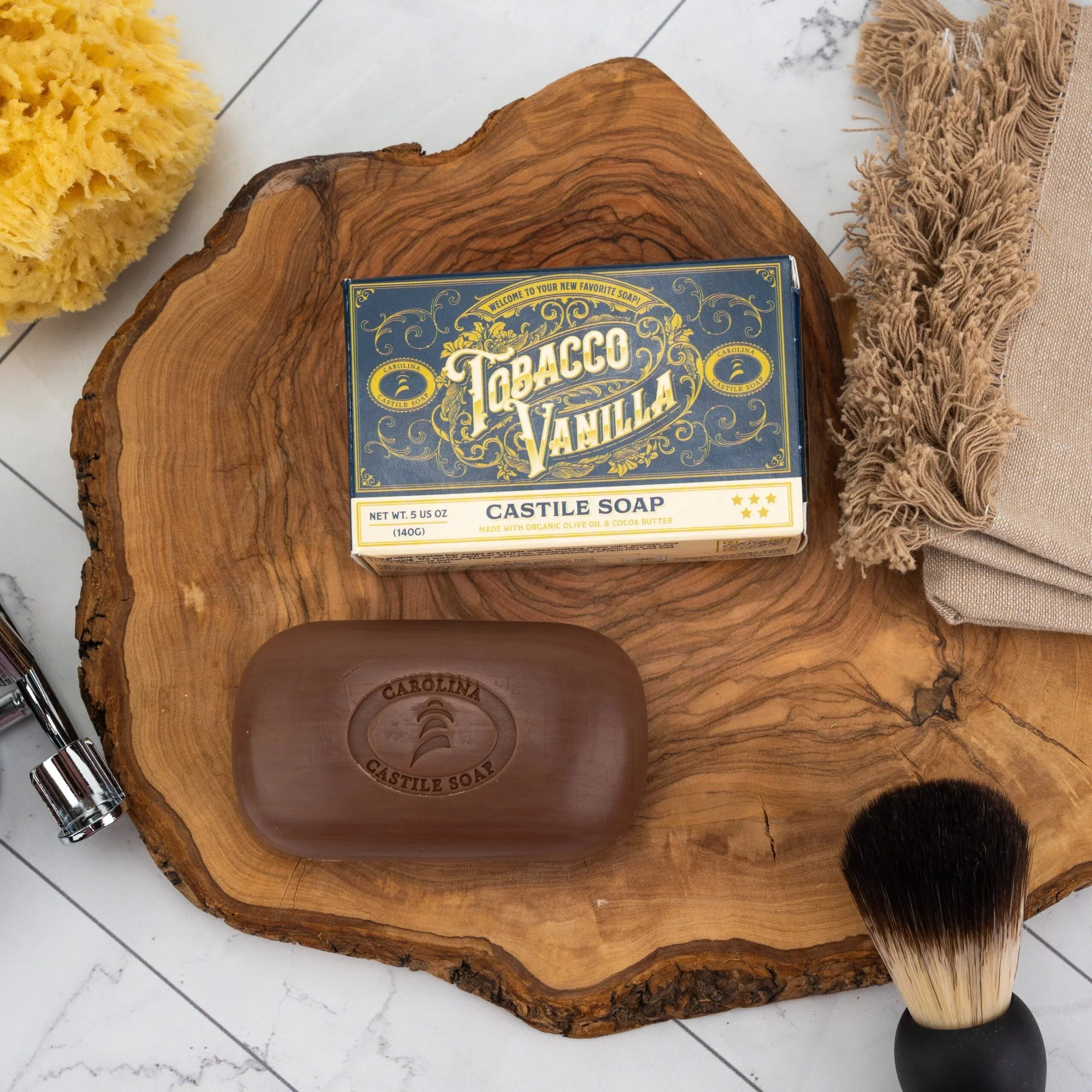 Carolina Castile Soap Castile Bar Soap - Tobacco Vanilla
