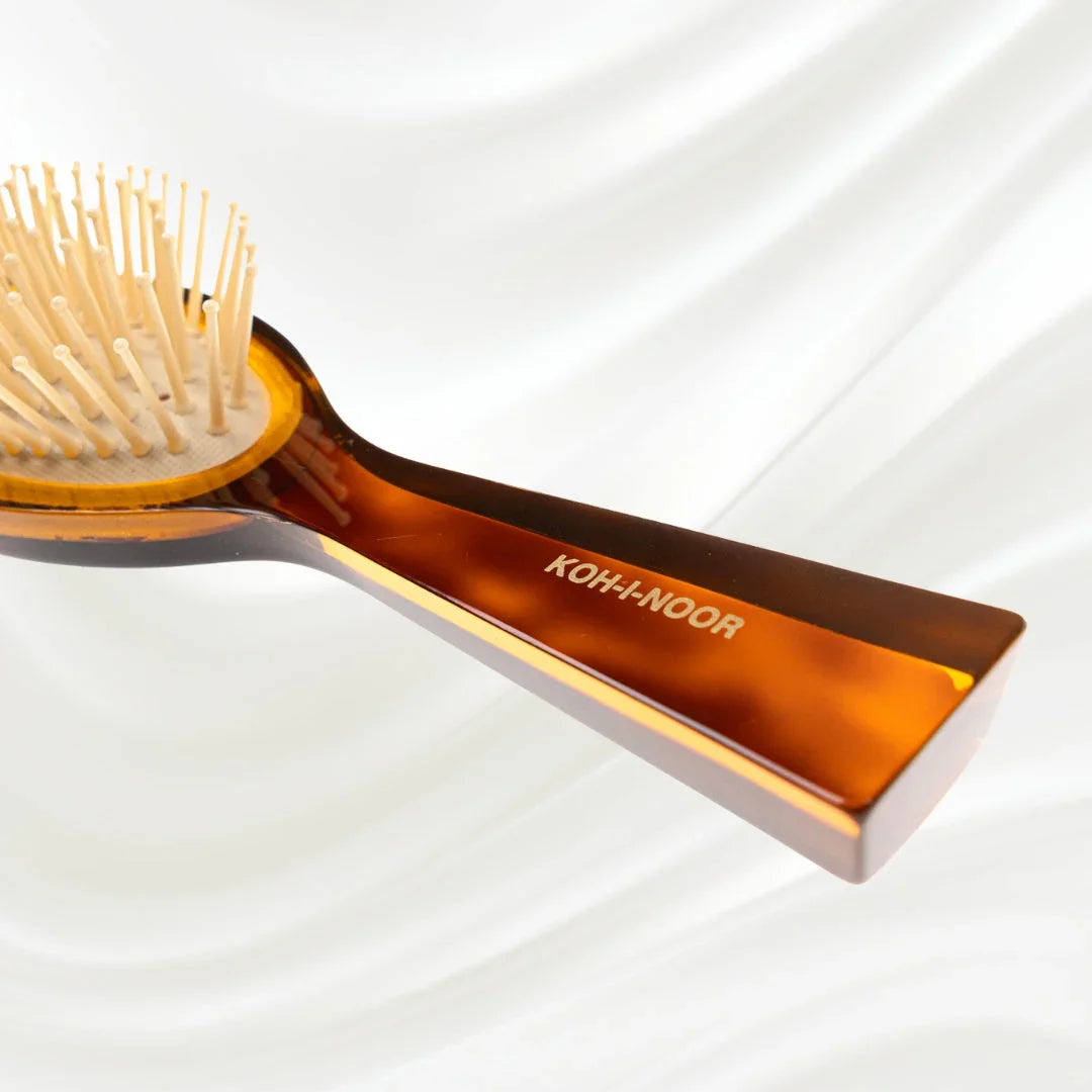 KOH-I-NOOR Jaspè Pneumatic Hair Brush - Synthetic Pins for Thick & Coarse Hair