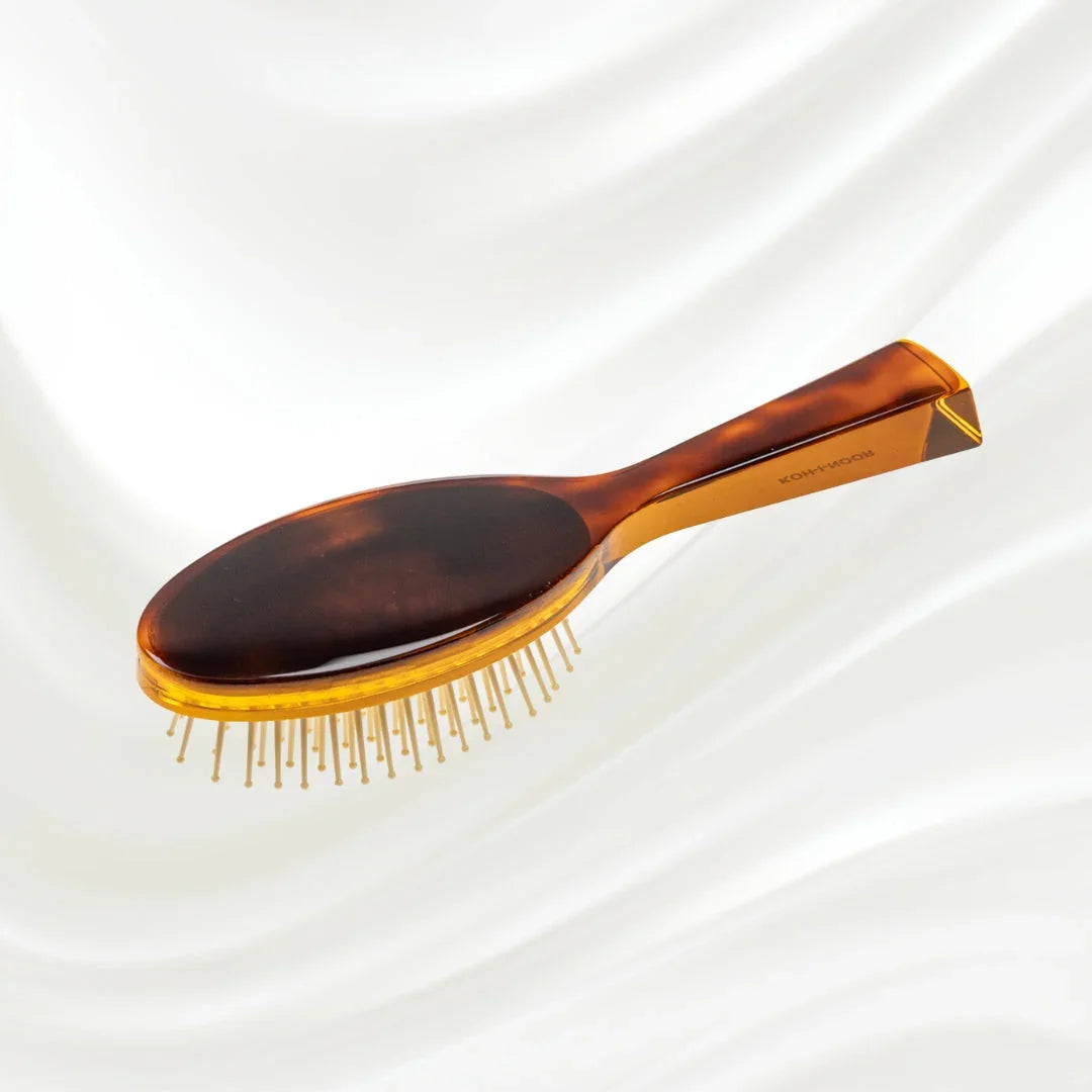 KOH-I-NOOR Jaspè Pneumatic Hair Brush - Synthetic Pins for Thick & Coarse Hair