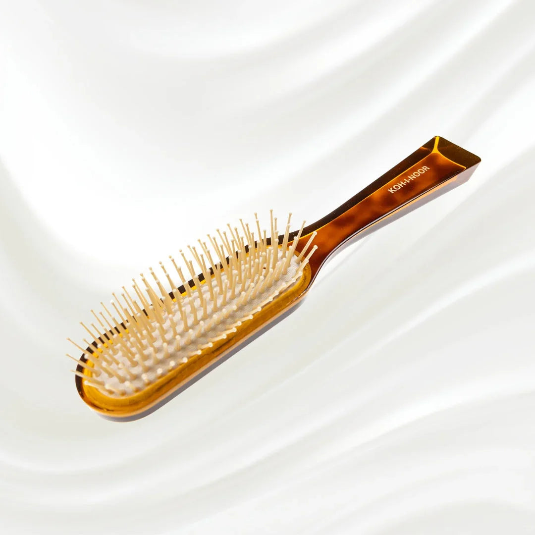 KOH-I-NOOR Jaspè Pneumatic Hair Brush with Synthetic PIns