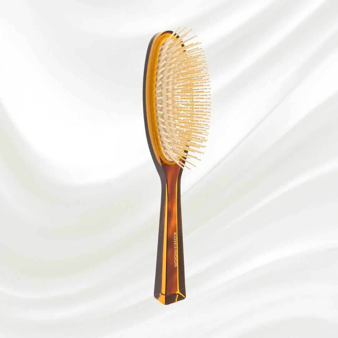 KOH-I-NOOR Jaspè Pneumatic Hair Brush - Synthetic Pins for Thick & Coarse Hair