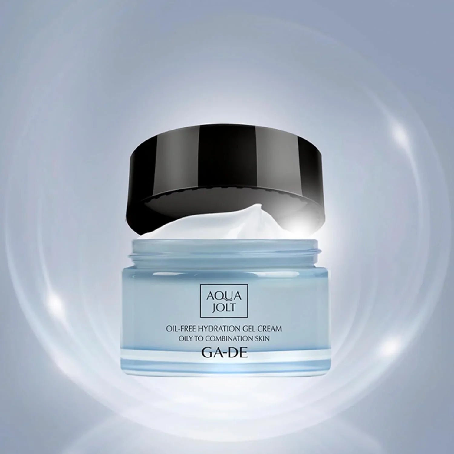 GA-DE Aqua Jolt Oil-Free Hydration Gel Cream - Oily to Combination Skin - Face Cream for Healthy-Looking Skin - Infused with Hyaluronic Acid - 1.7 Oz