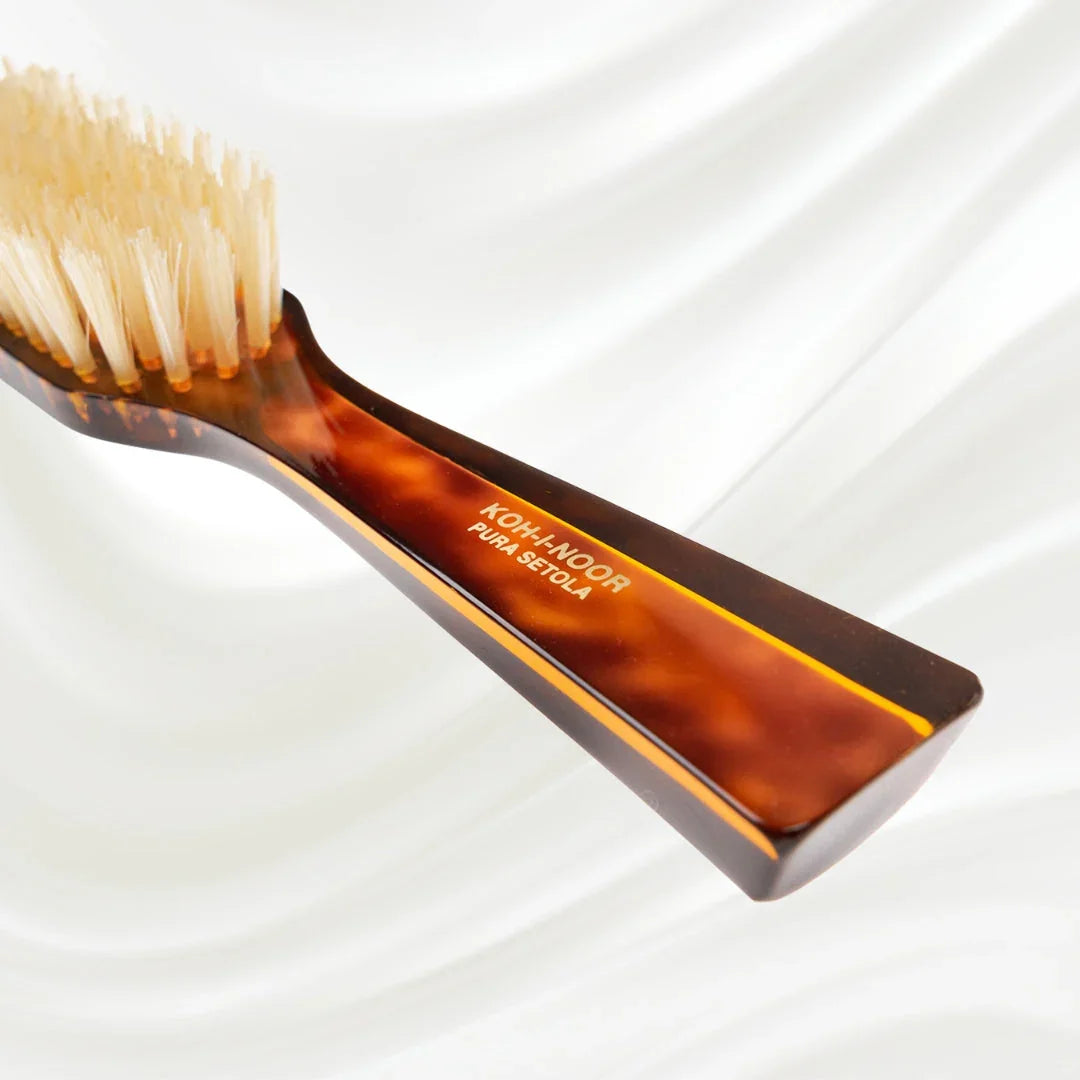 KOH-I-NOOR Jaspè Rectangular Hair Brush for Conditioning & Scalp Stimulation