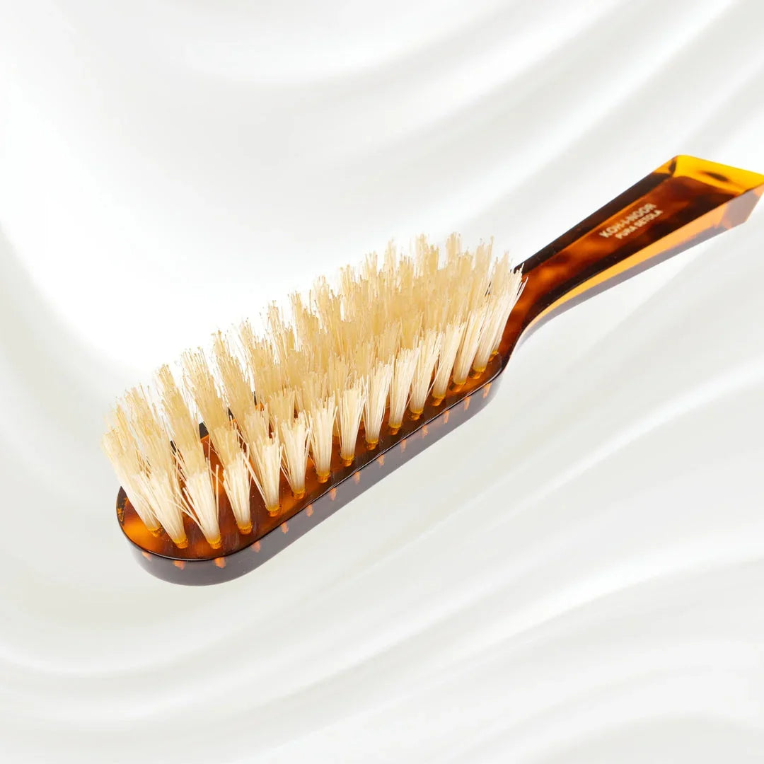 KOH-I-NOOR Jaspè Rectangular Hair Brush for Conditioning & Scalp Stimulation