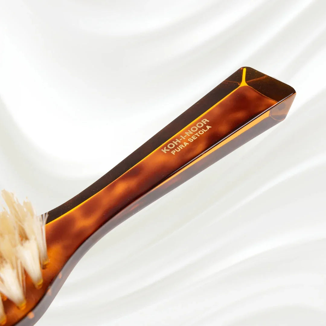 KOH-I-NOOR Jaspè Rectangular Hair Brush for Conditioning & Scalp Stimulation