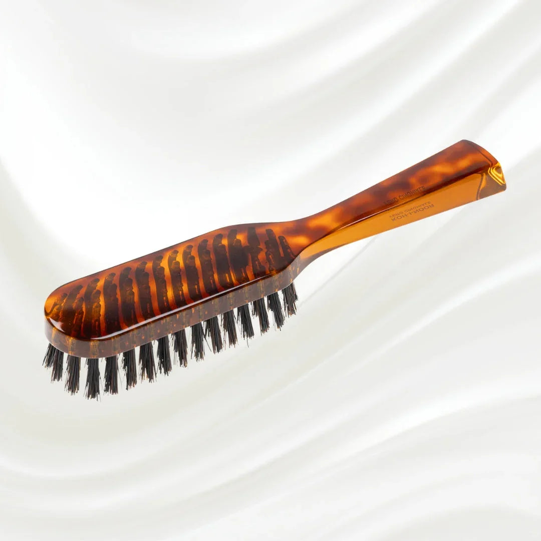 KOH-I-NOOR Jaspè Rectangular Hair Brush for Conditioning & Scalp Stimulation