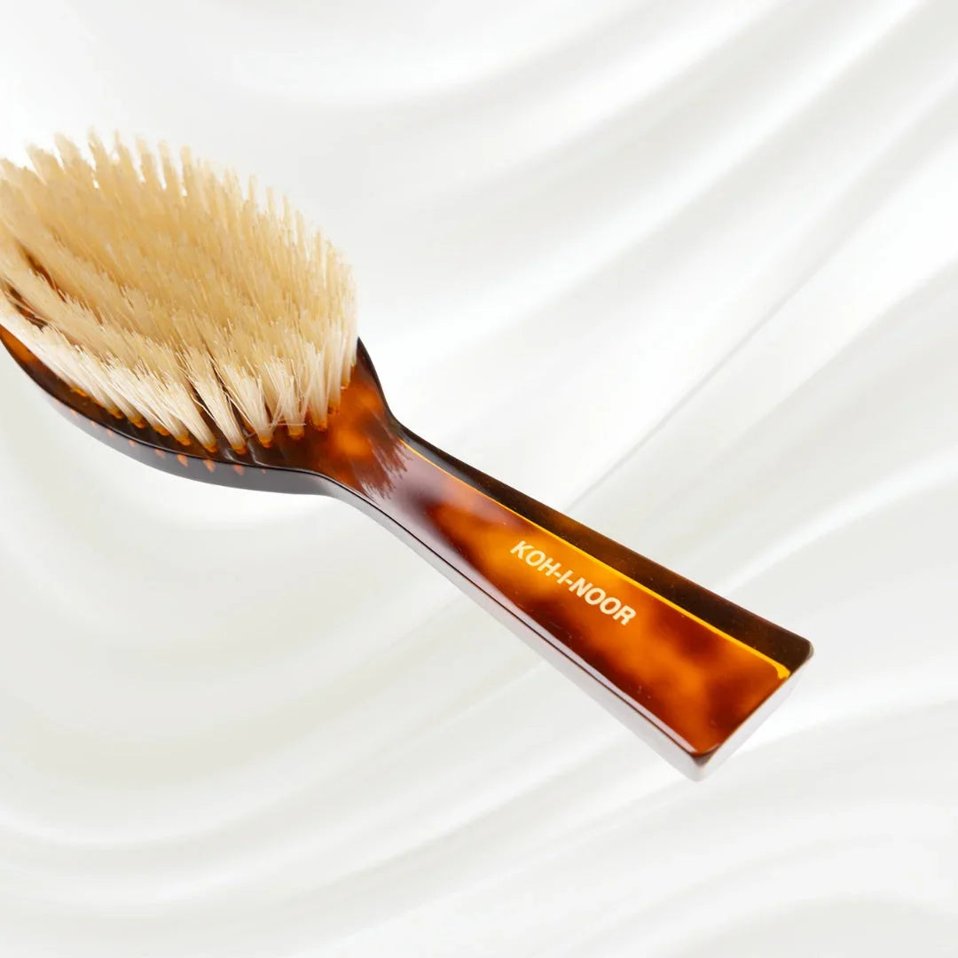 KOH-I-NOOR Jaspè Oval Hair Brush for Shine & Scalp Stimulation