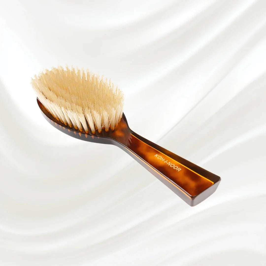 KOH-I-NOOR Jaspè Oval Hair Brush for Shine & Scalp Stimulation