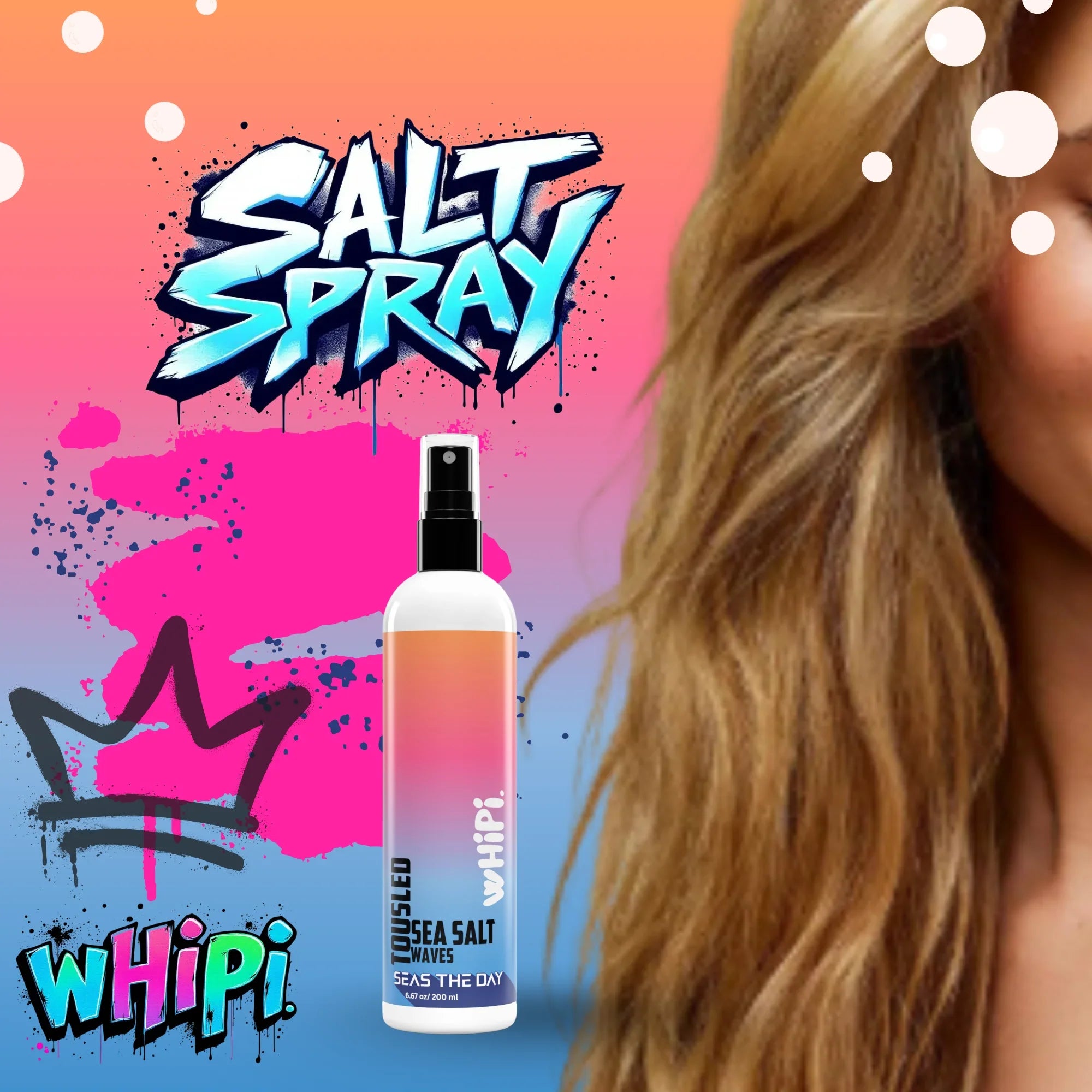 Whipi Co Tousled- Sea Salt Waves