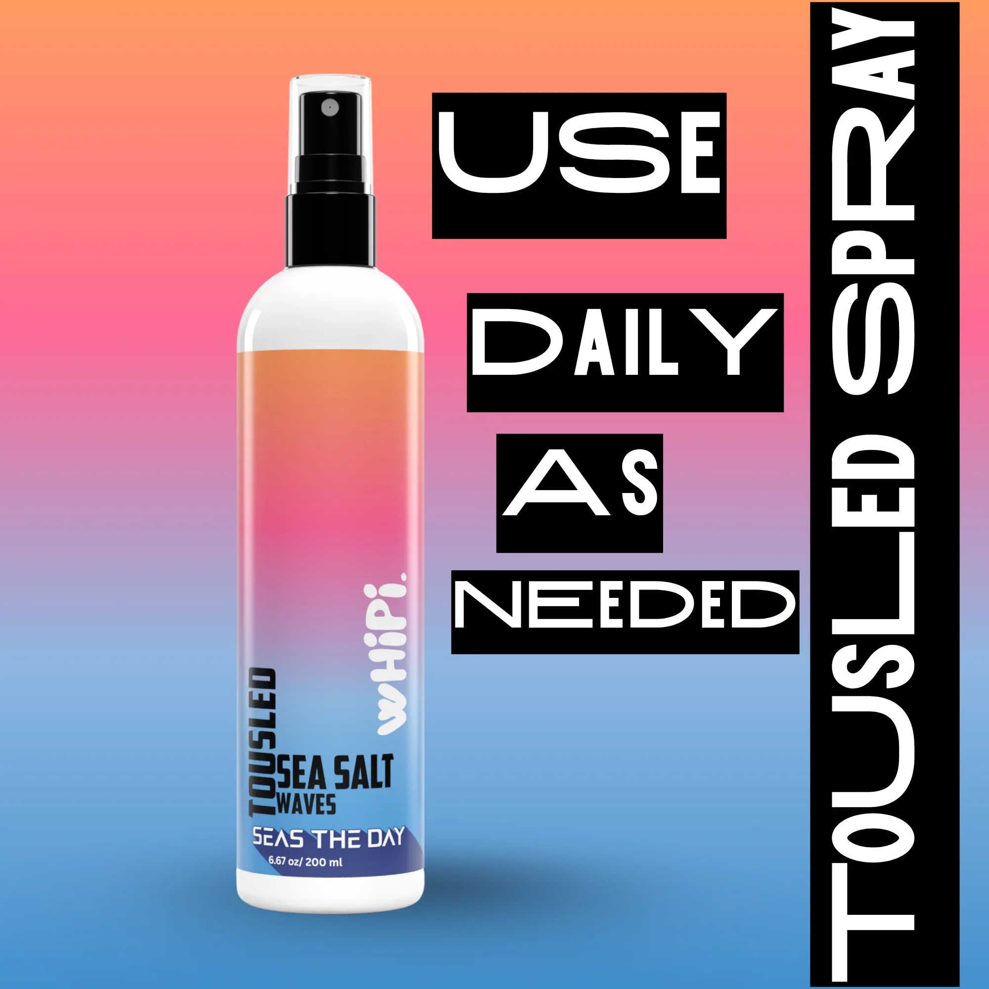 Whipi Co Tousled- Sea Salt Waves