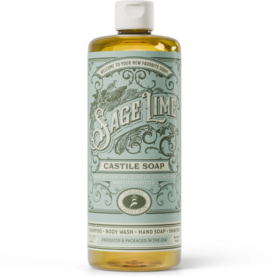 Carolina Castile Soap Sage Lime Castile Soap - Image 4