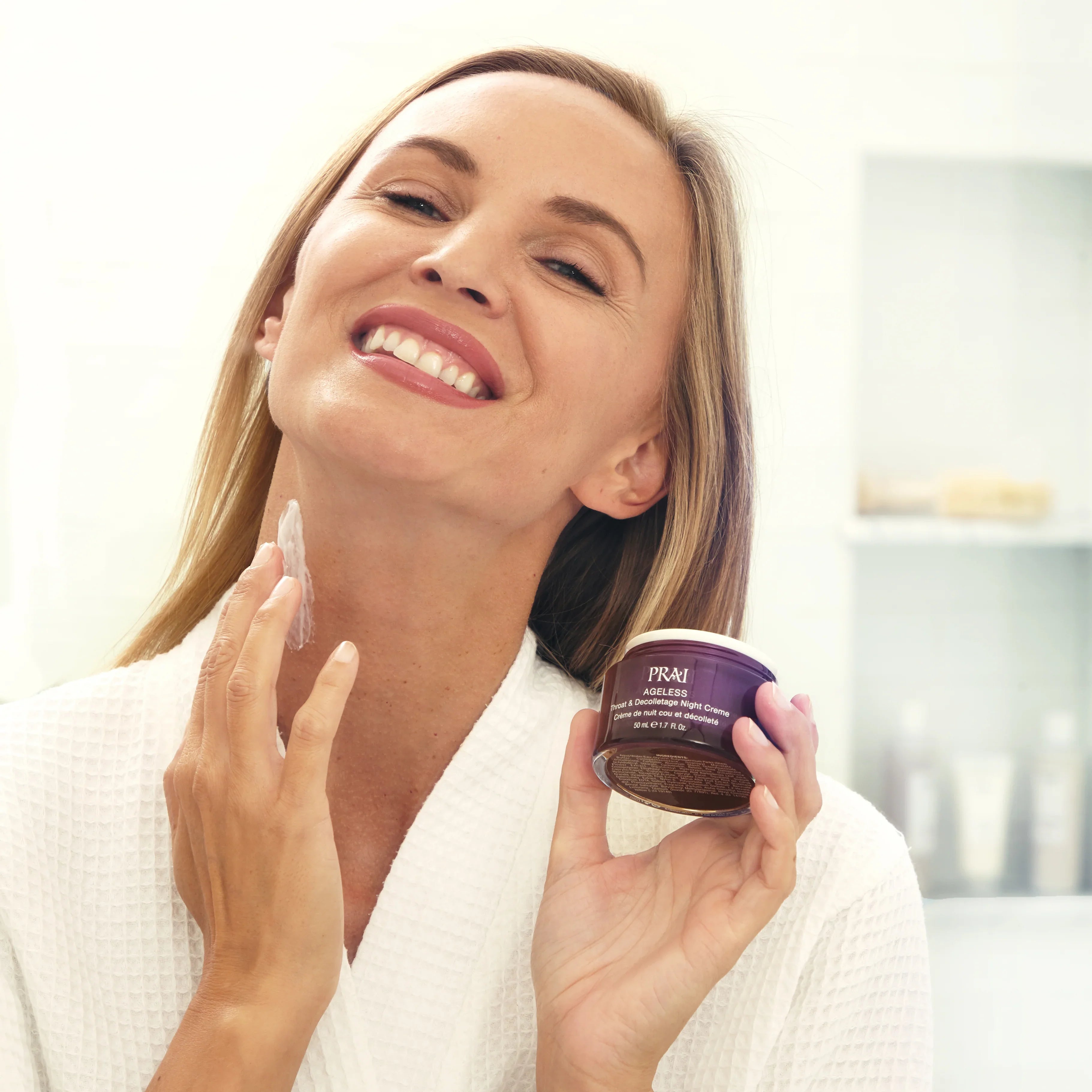 PRAI Beauty Ageless Throat & Decolletage Night Creme with Retinol