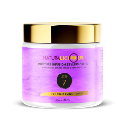 Naturalicious Step 2: Moisture Infusion Styling Creme (For Tight Curls) - Image 4