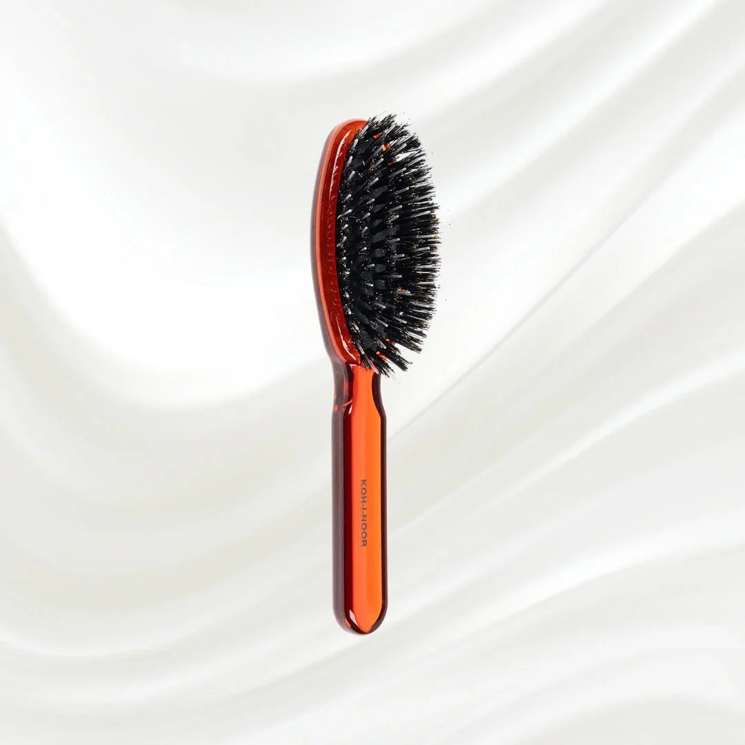 KOH-I-NOOR All Seasons Mixed Bristle Brush - Boar & Nylon for Normal to Thick Hair