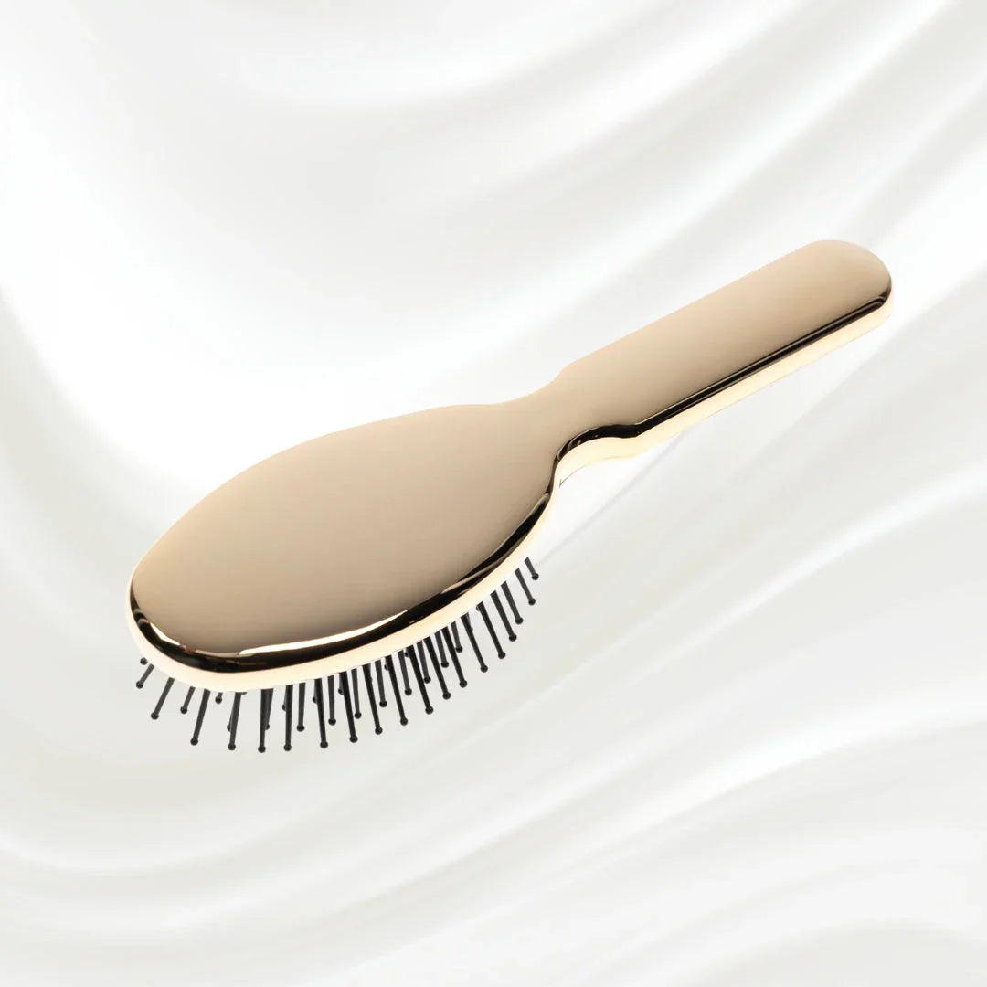 KOH-I-NOOR Metallic Pneumatic Oval Synthetic Pin Hairbrush