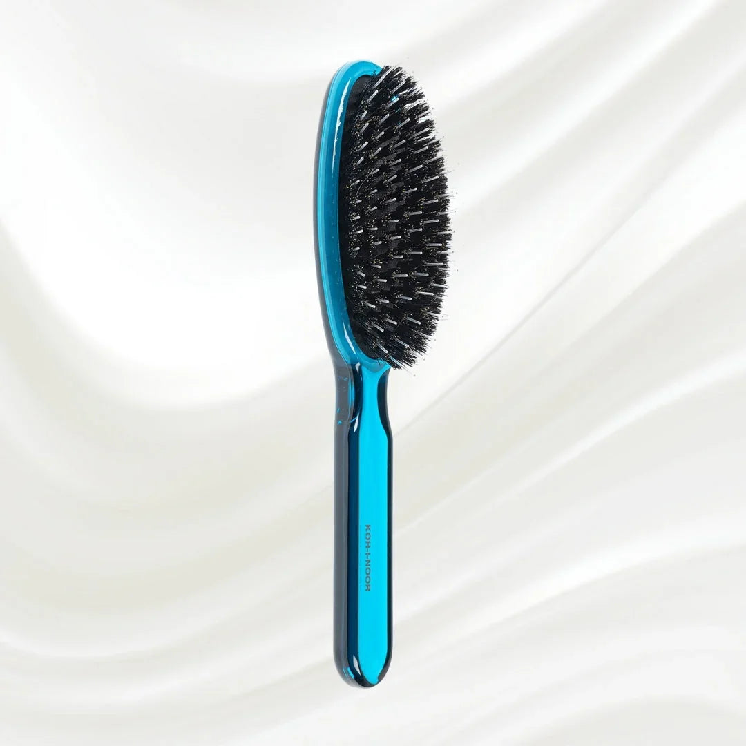 KOH-I-NOOR All Seasons Mixed Bristle Brush - Boar & Nylon for Normal to Thick Hair