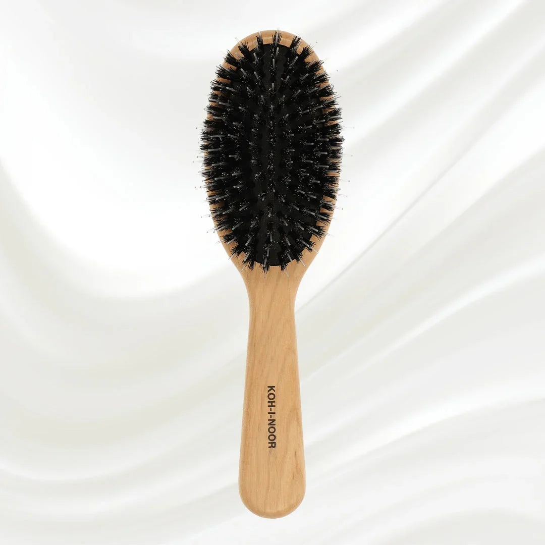 KOH-I-NOOR Legno Alder Wood Hair Brush for Normal to Thick Hair