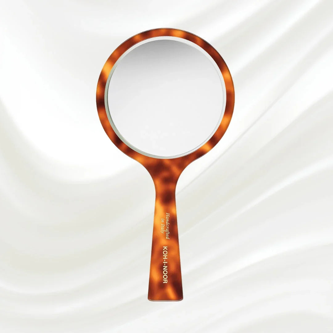 KOH-I-NOOR Luxury Hand Mirror - Classic Tortoiseshell