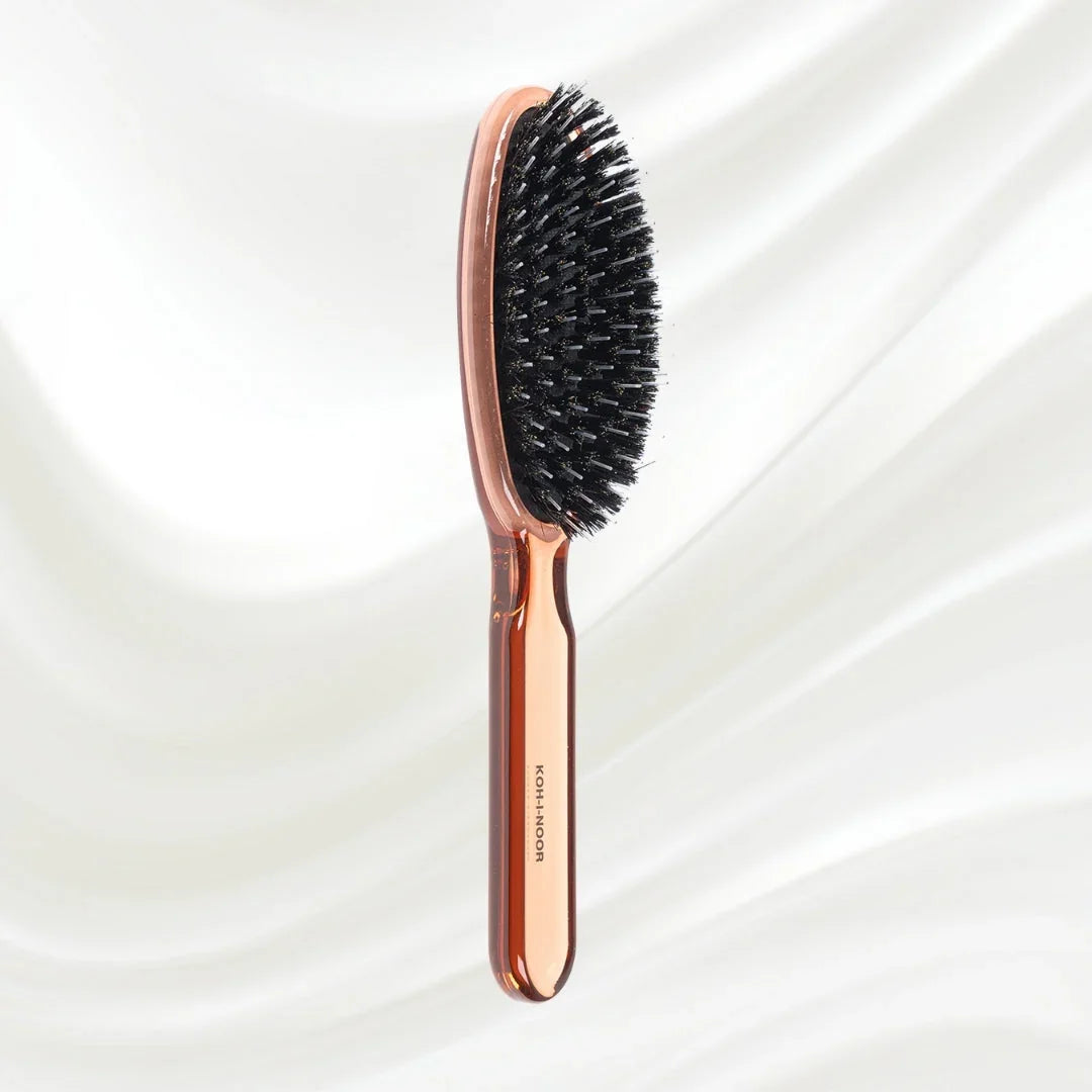 KOH-I-NOOR All Seasons Mixed Bristle Brush - Boar & Nylon for Normal to Thick Hair