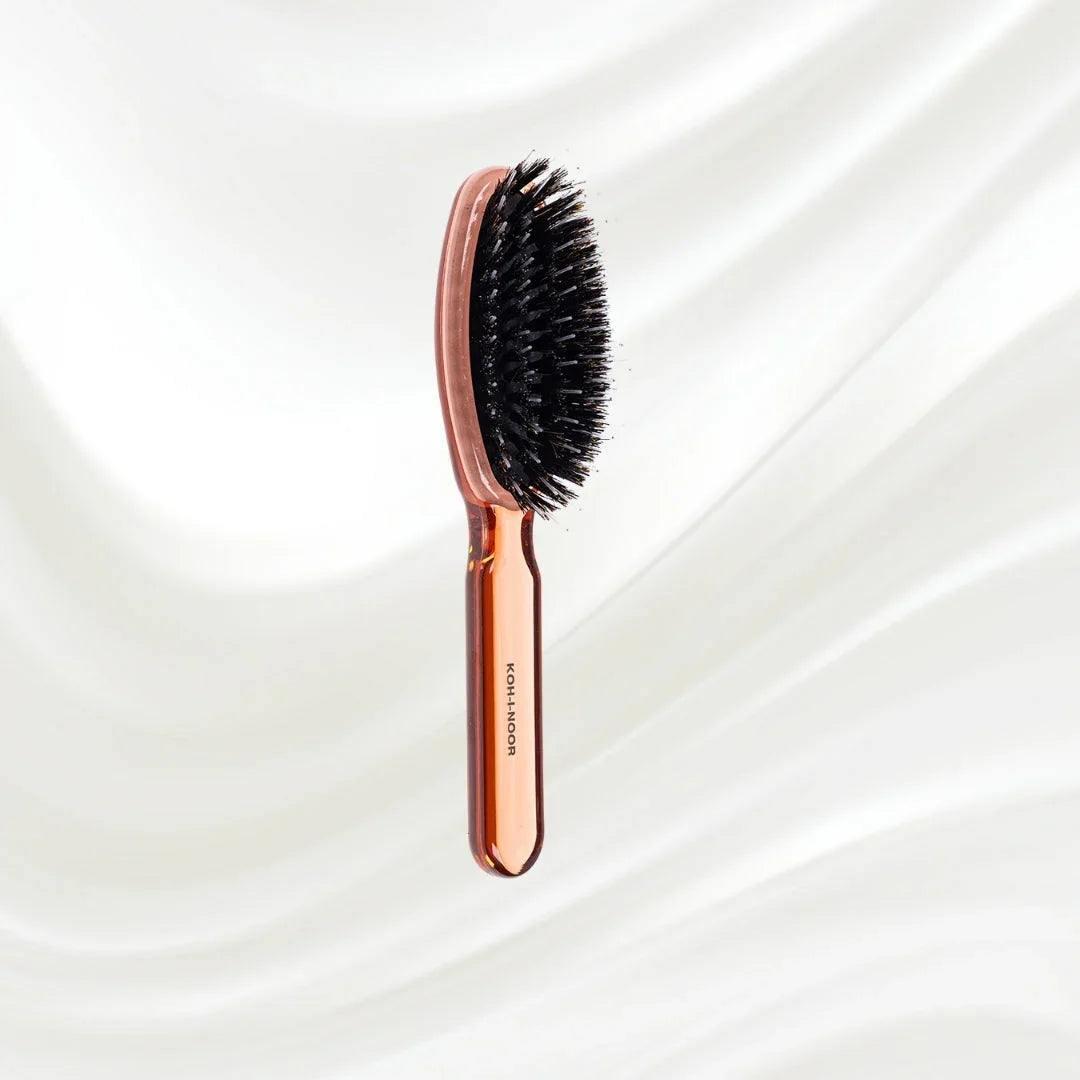 KOH-I-NOOR All Seasons Mixed Bristle Brush - Boar & Nylon for Normal to Thick Hair