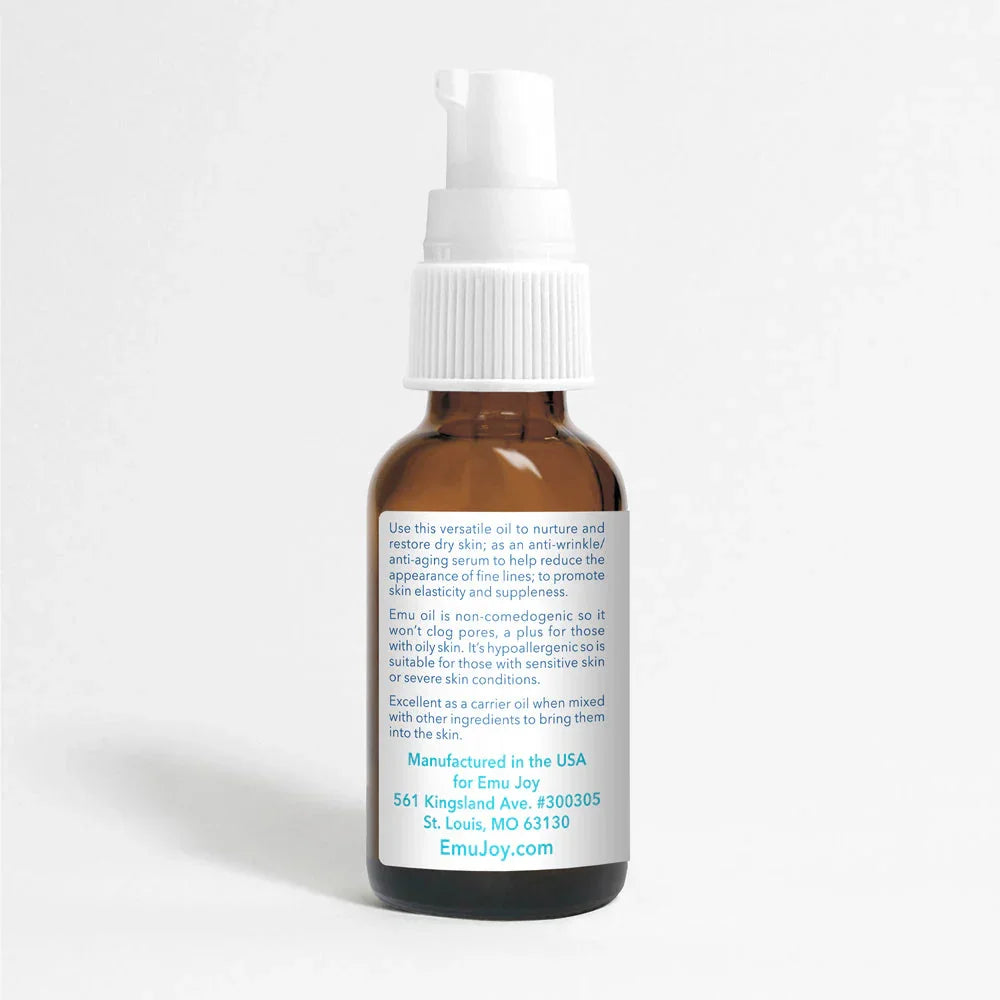 EMU JOY PURE EMU OIL – Natural Elegance and Organic Healing REDEFINED!