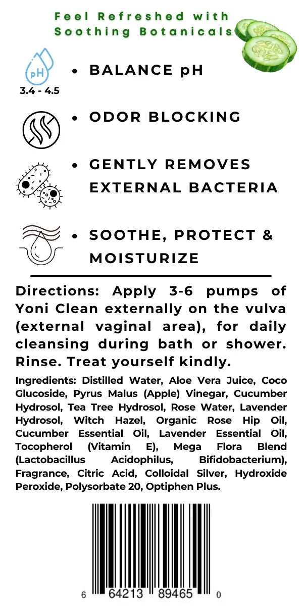 Amour Propre® Yoni Clean - Gentle Foaming Feminine Wash