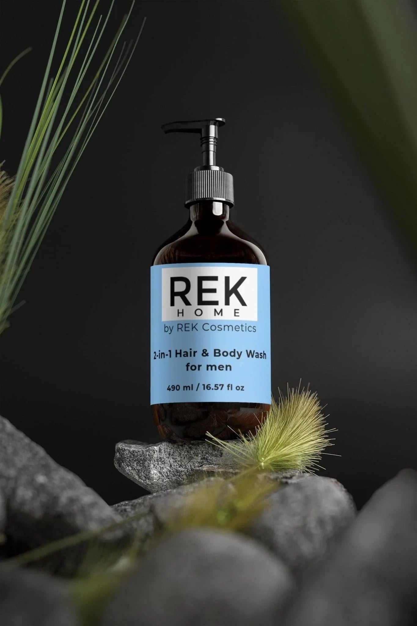REK Cosmetics 2-in-1 Hair & Body Wash for men