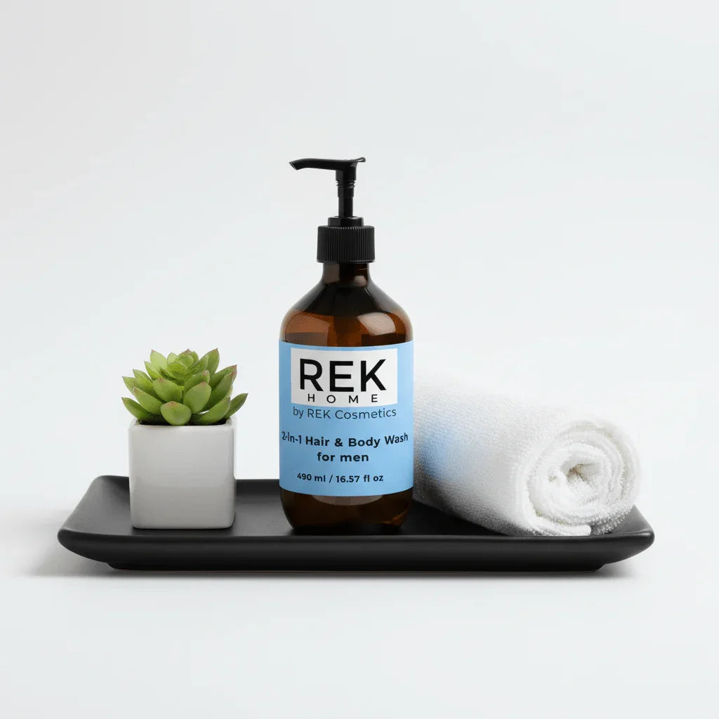 REK Cosmetics 2-in-1 Hair & Body Wash for men