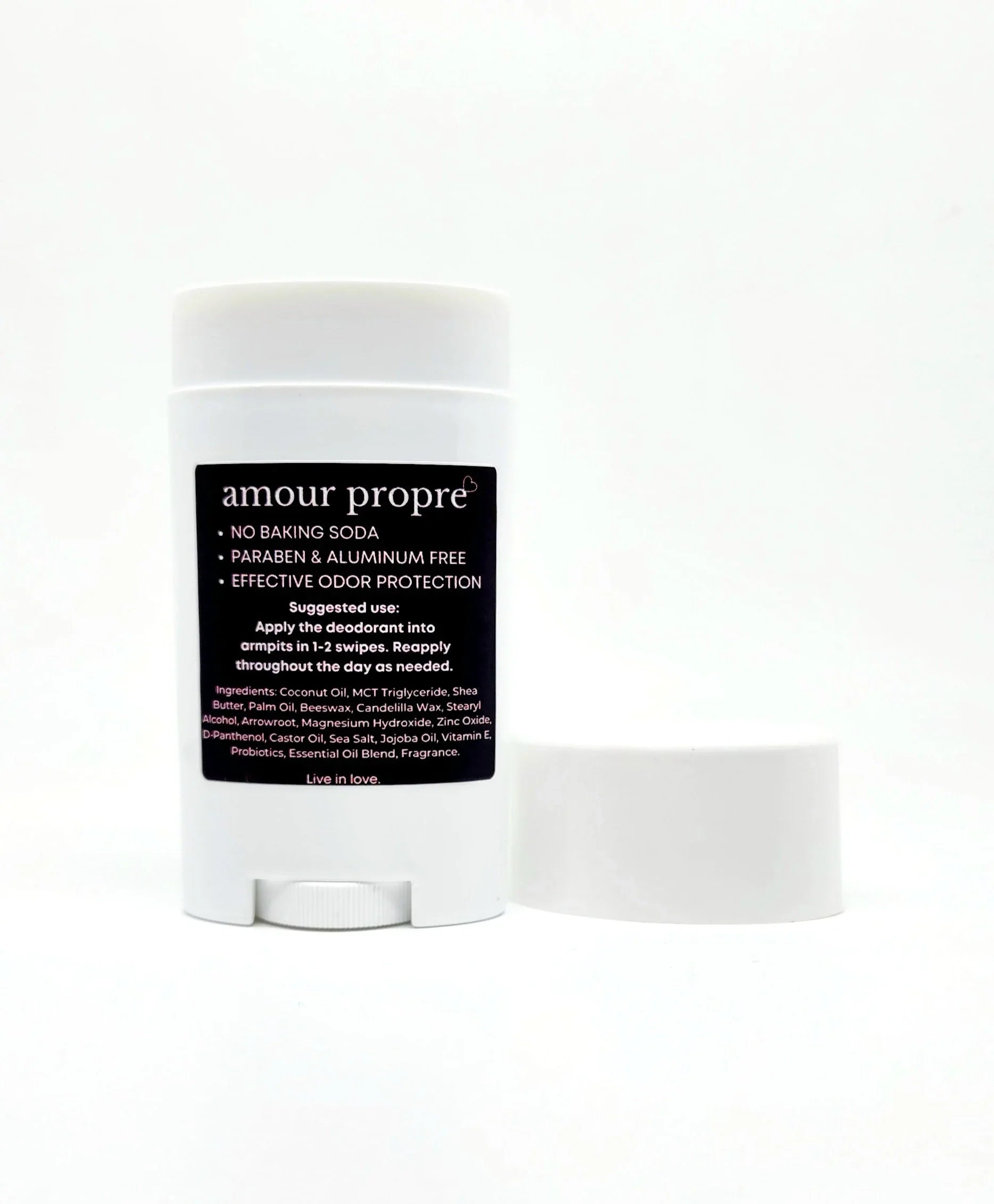 Amour Propre® Natural Deodorant with Probiotics