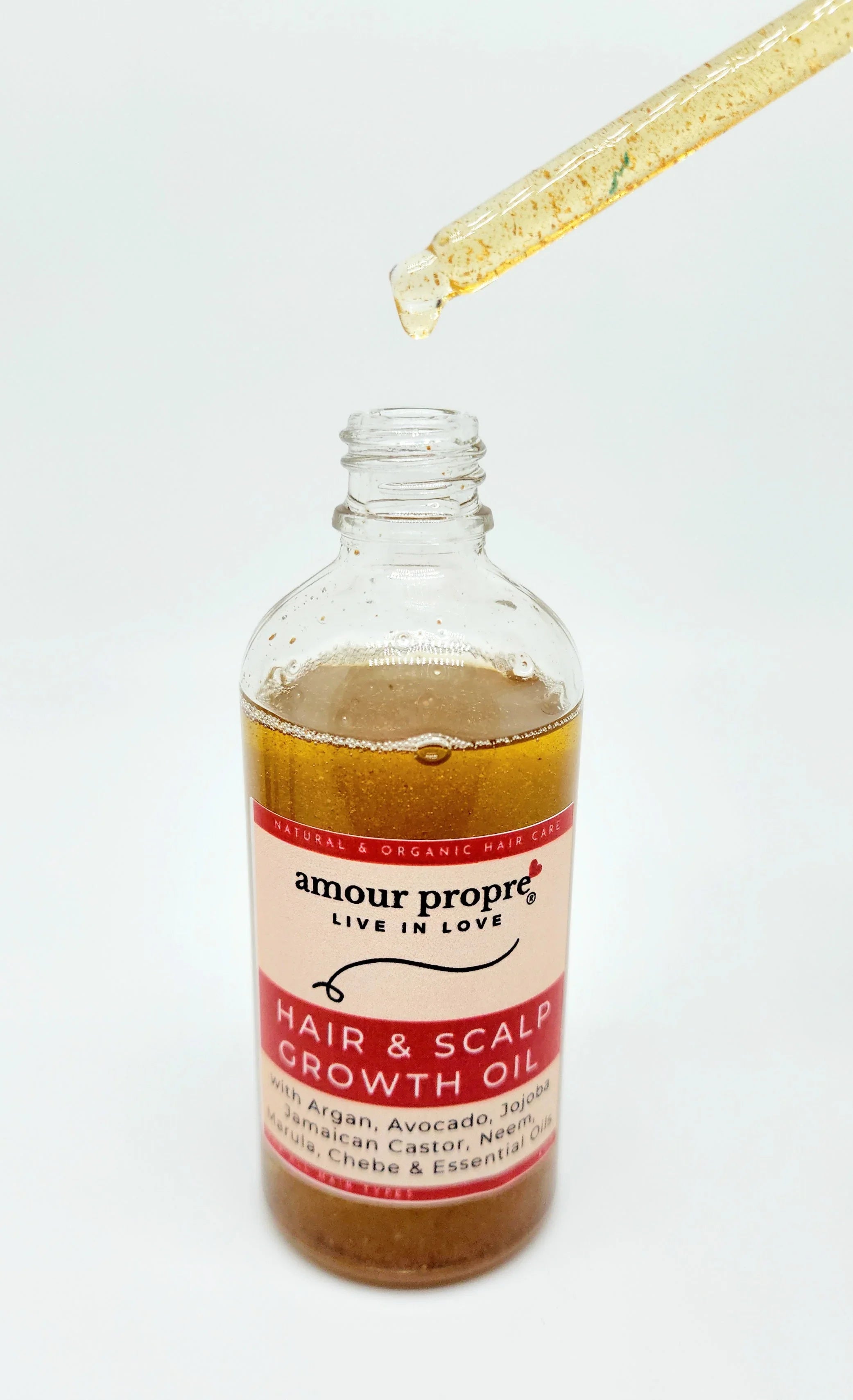 Amour Propre® Organic Chebe Hair Growth Oil with Avocado and Argan Oils
