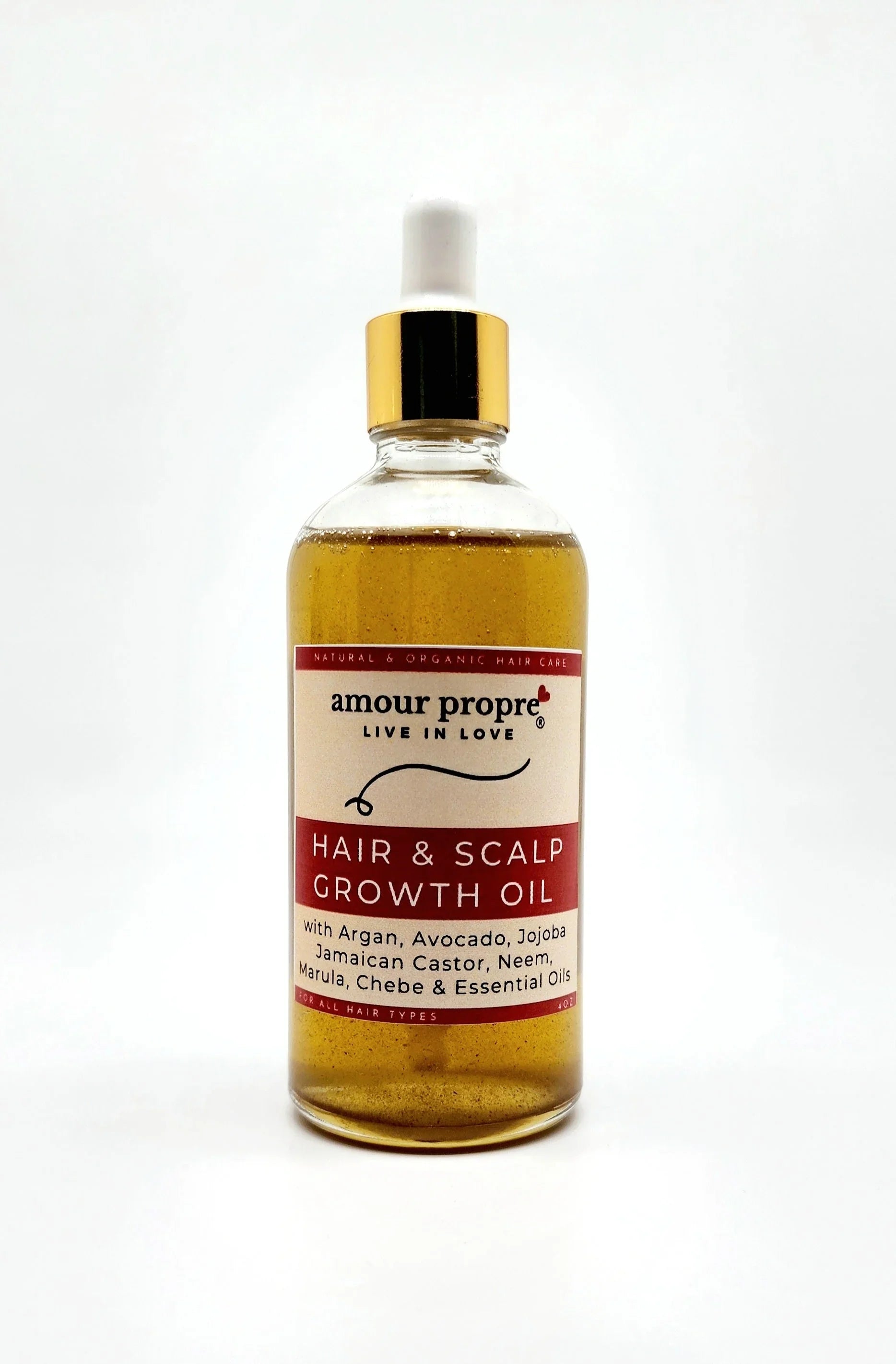 Amour Propre® Organic Chebe Hair Growth Oil with Avocado and Argan Oils