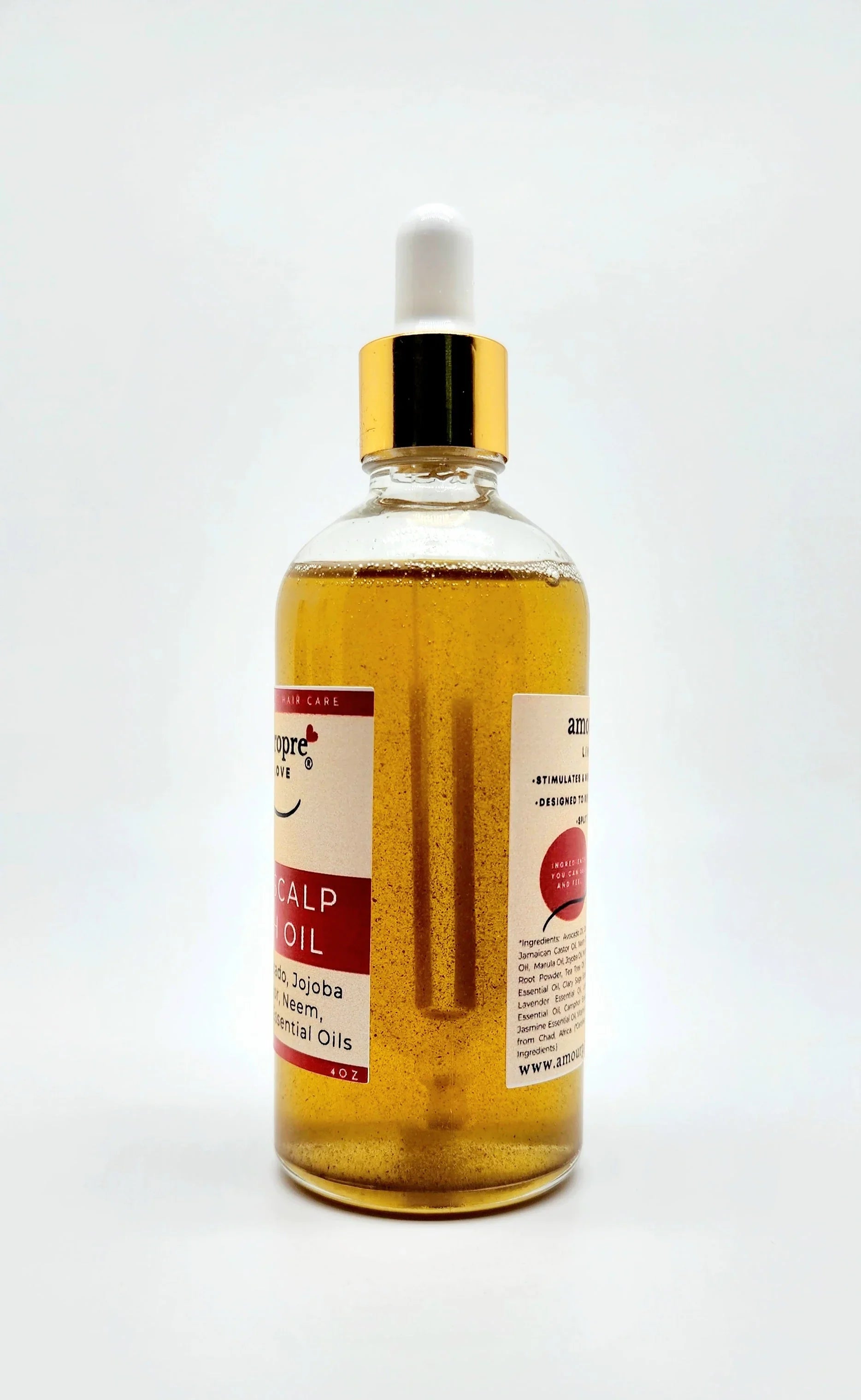 Amour Propre® Organic Chebe Hair Growth Oil with Avocado and Argan Oils