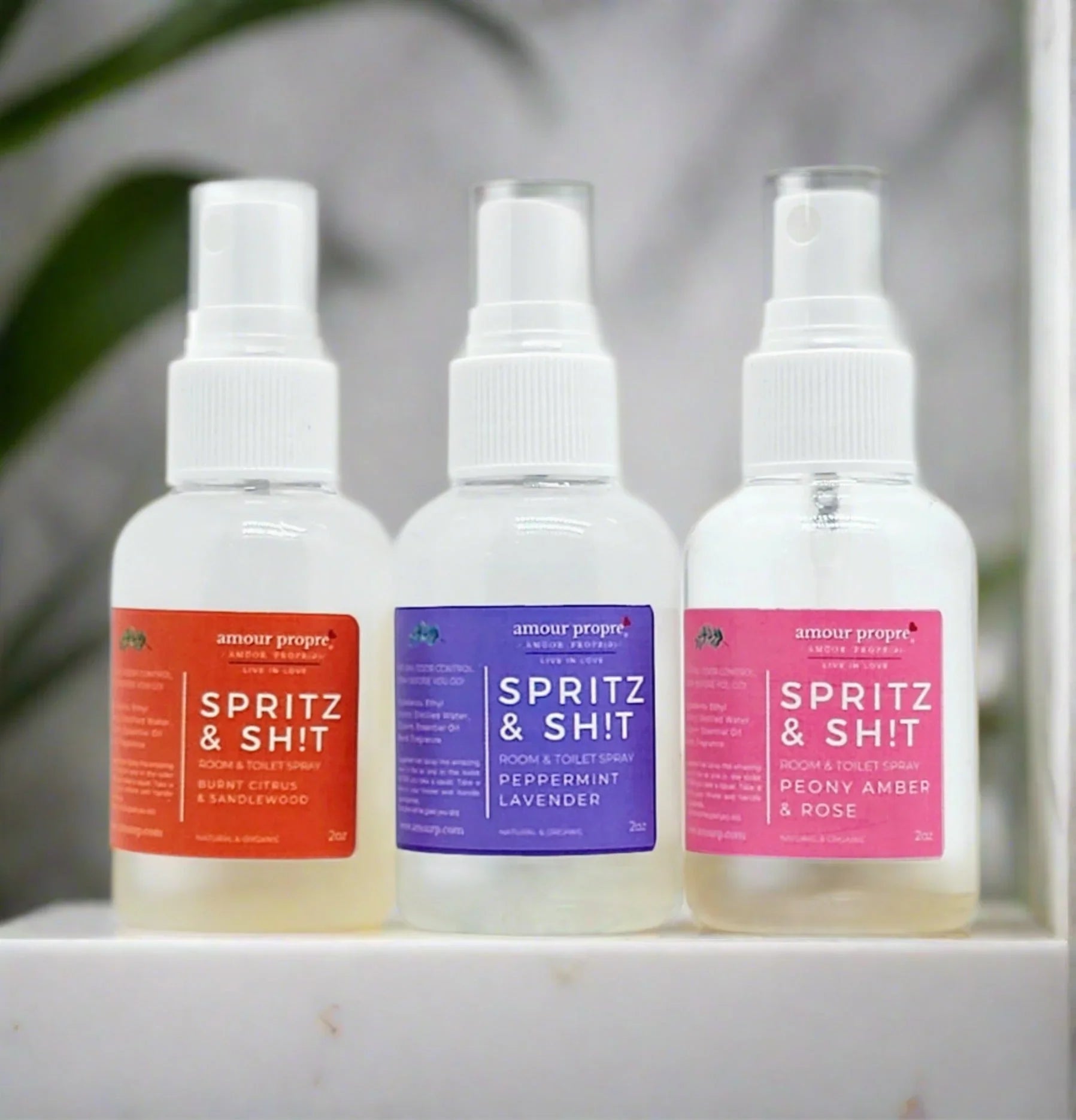 Amour Propre® Spritz & Sh!t Bathroom Spray Minis
