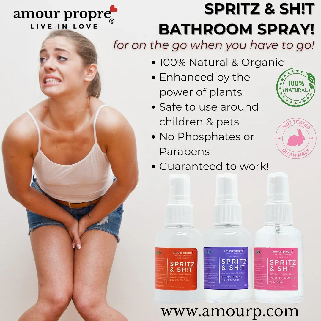 Amour Propre® Spritz & Sh!t Bathroom Spray Minis