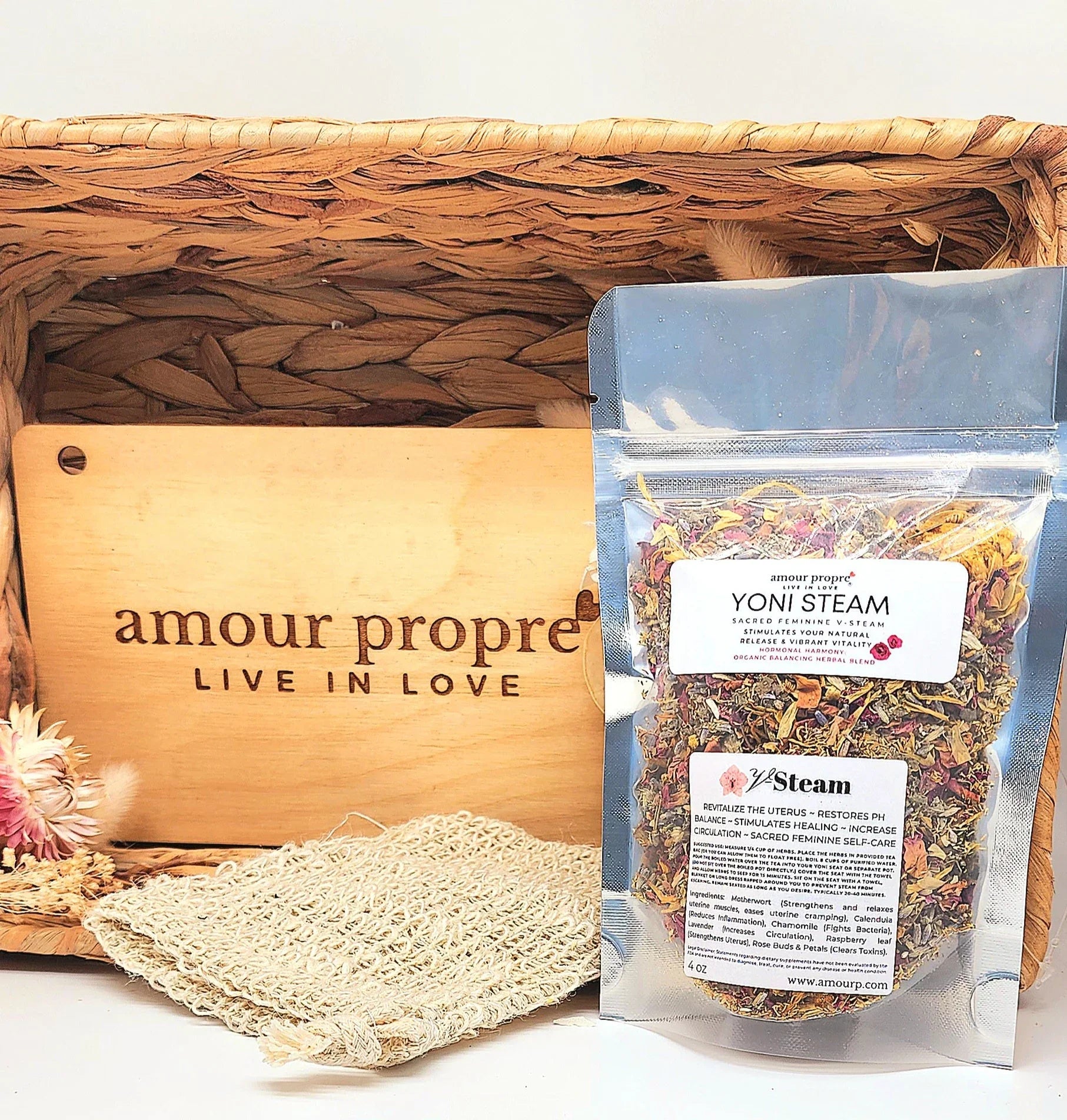 Amour Propre® Yoni Steam Sacred Feminine Steam - V-Steam Herbs