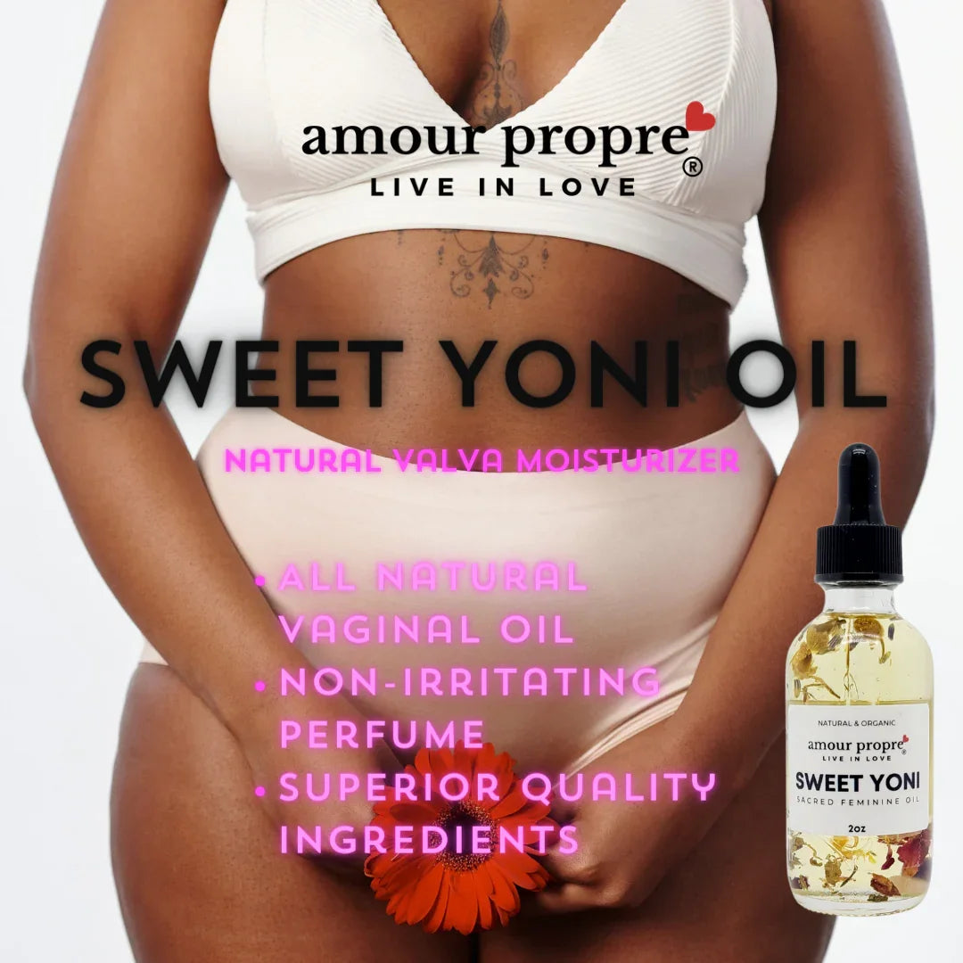 Amour Propre® Sweet Yoni - Sacred Feminine Oil | Daily Vulva Hydration