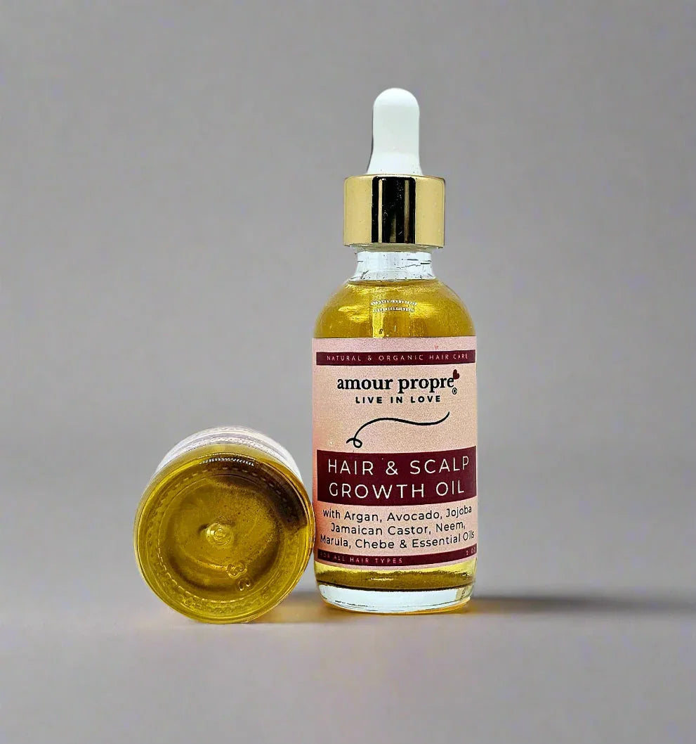 Amour Propre® Organic Chebe Hair Growth Oil with Avocado and Argan Oils