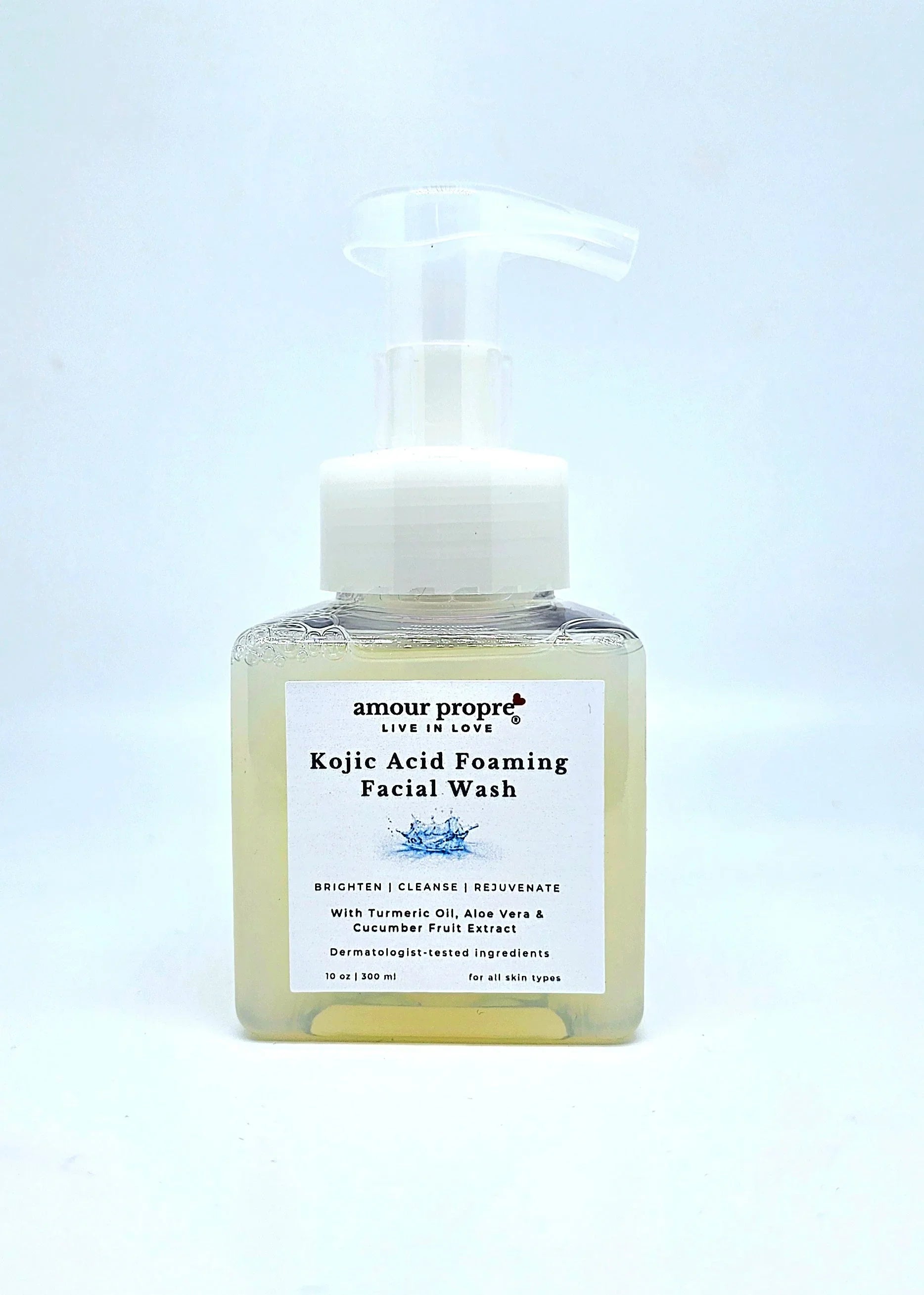 Amour Propre® Kojic Acid Foaming Facial Wash – Brighten, Cleanse & Rejuvenate