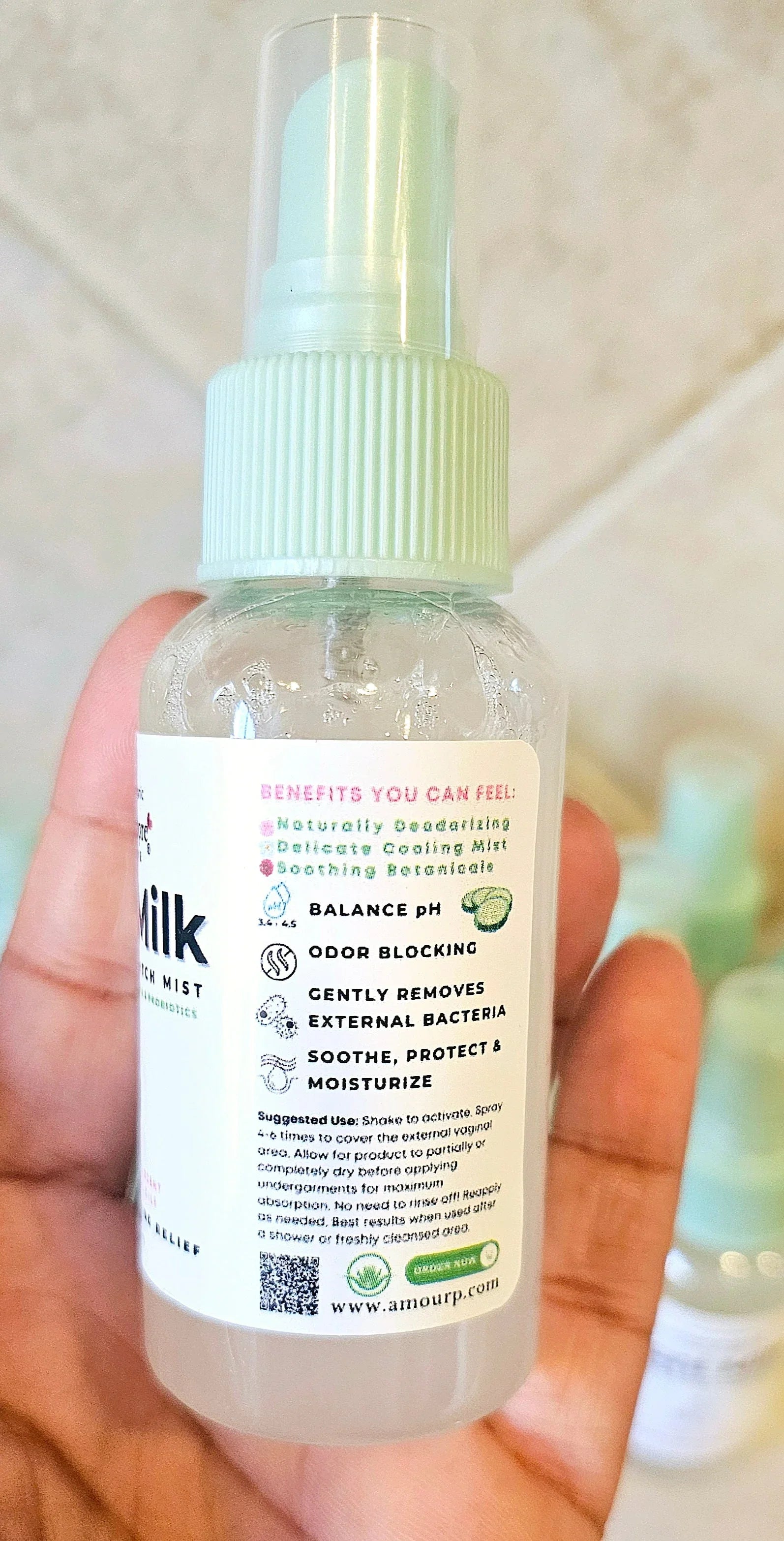 Amour Propre® Yoni Milk - Vaginal Anti-Itch Mist with Probiotics