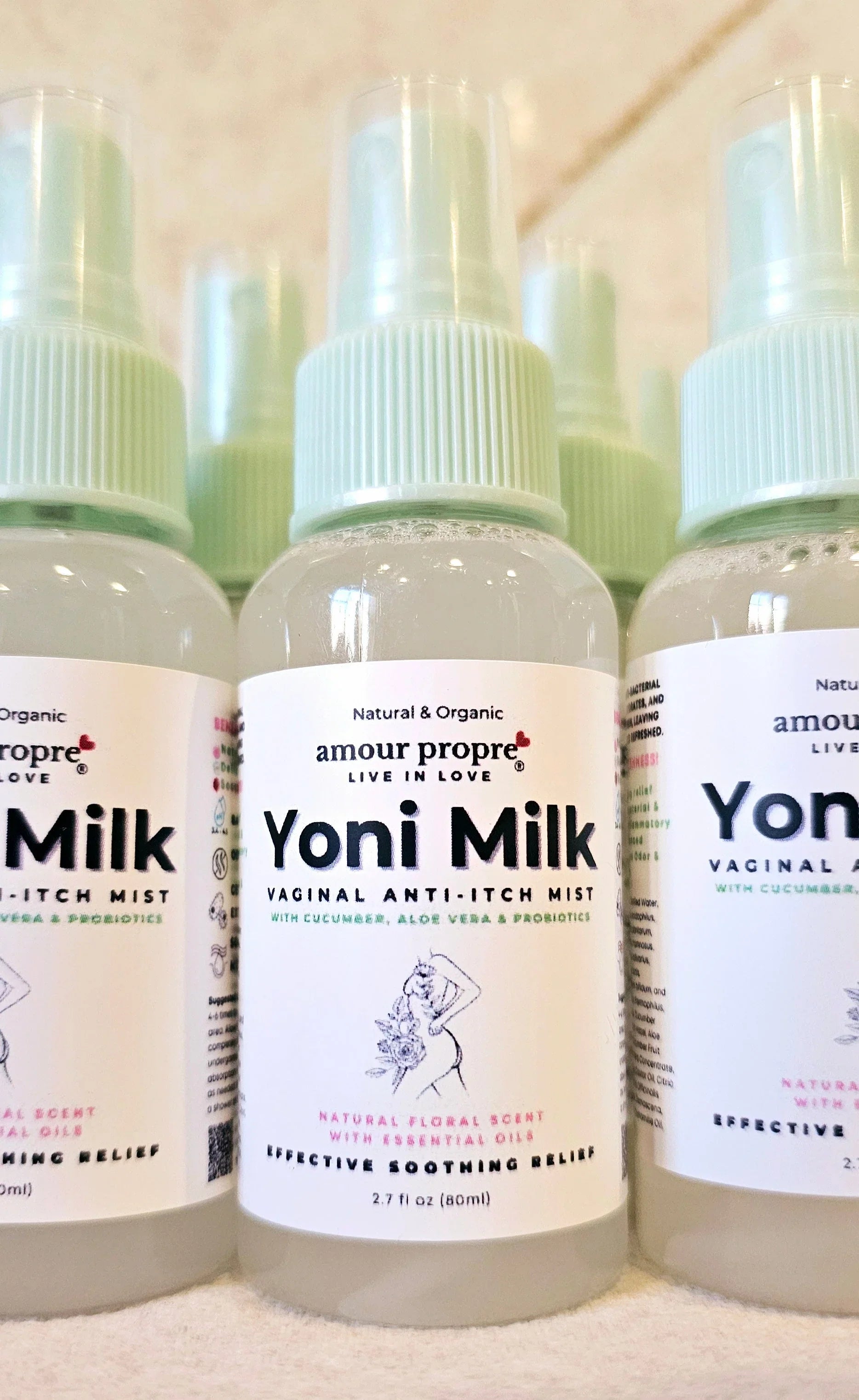 Amour Propre® Yoni Milk - Vaginal Anti-Itch Mist with Probiotics