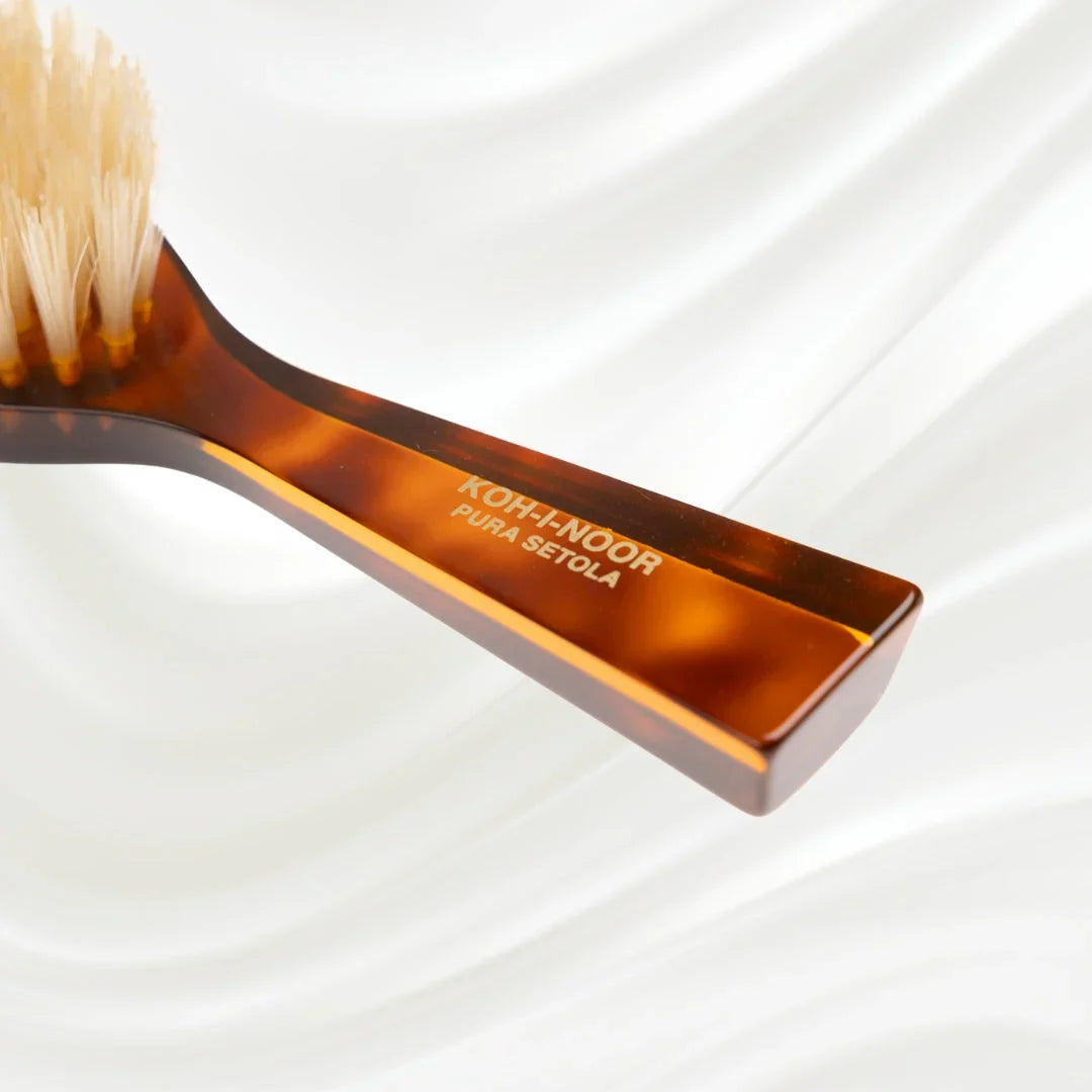 KOH-I-NOOR Jaspè Oval Hair Brush for Shine & Scalp Stimulation
