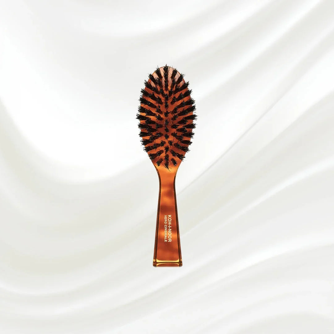 KOH-I-NOOR Jaspè Oval Boar Bristle Brush