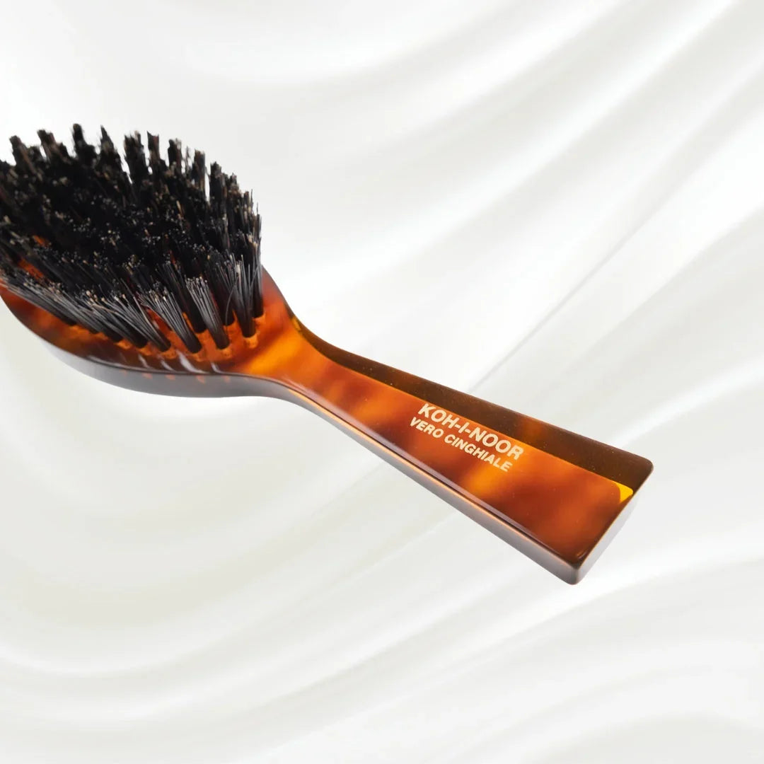 KOH-I-NOOR Jaspè Oval Boar Bristle Brush