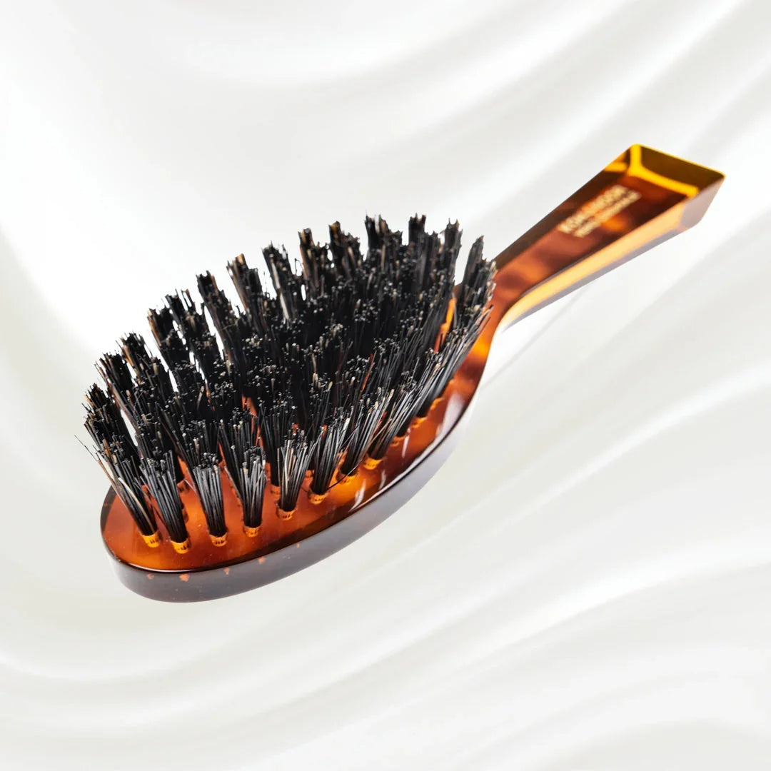 KOH-I-NOOR Jaspè Oval Boar Bristle Brush