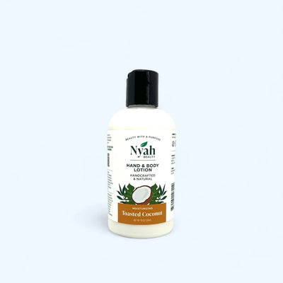 Nyah Beauty Toasted Coconut - Natural Hand and Body Lotion - Image 1