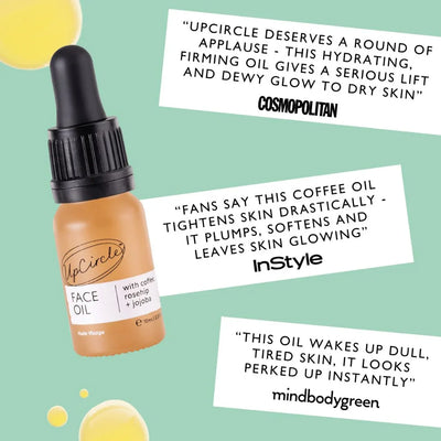 UpCircle Organic Face Oil with Coffee Extact - Travel Size - Image 3