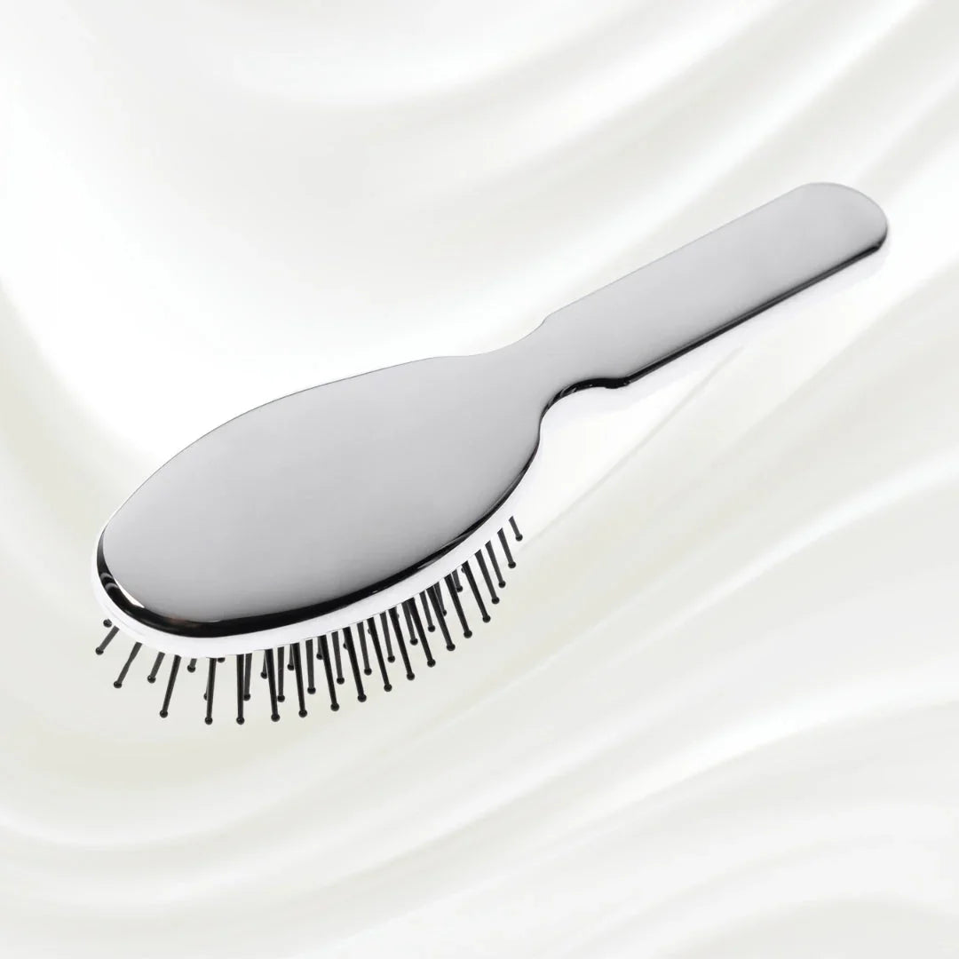 KOH-I-NOOR Metallic Pneumatic Oval Synthetic Pin Hairbrush