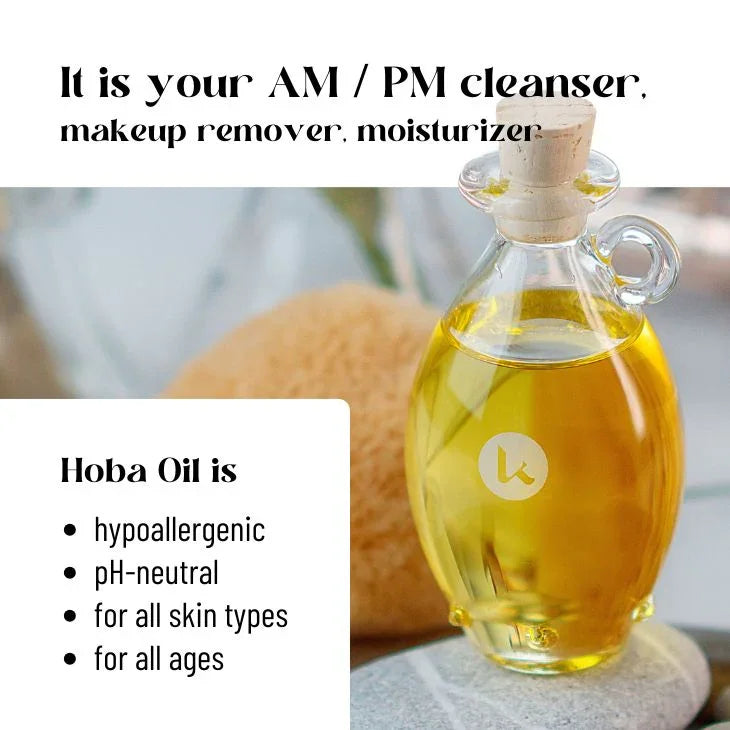 Katari Beauty Hoba | Pure Jojoba Oil Cleanser & Moisturizer